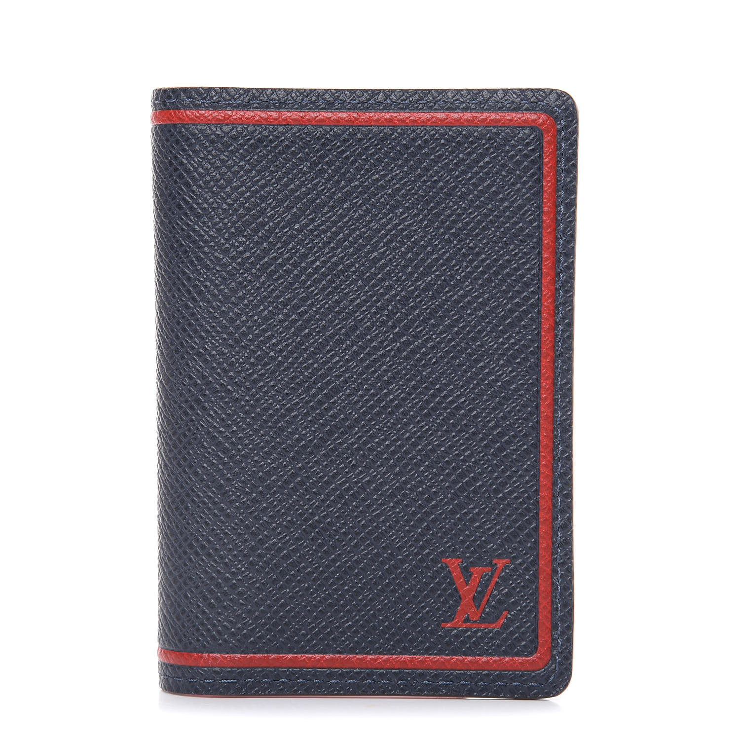 LOUIS VUITTON Taiga Pocket Organizer Bleu Marine 456523