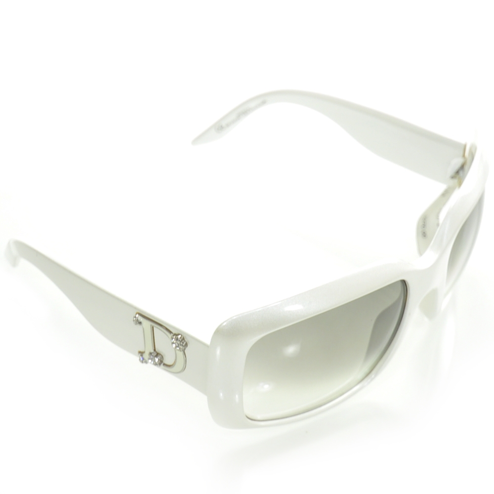 white christian dior sunglasses