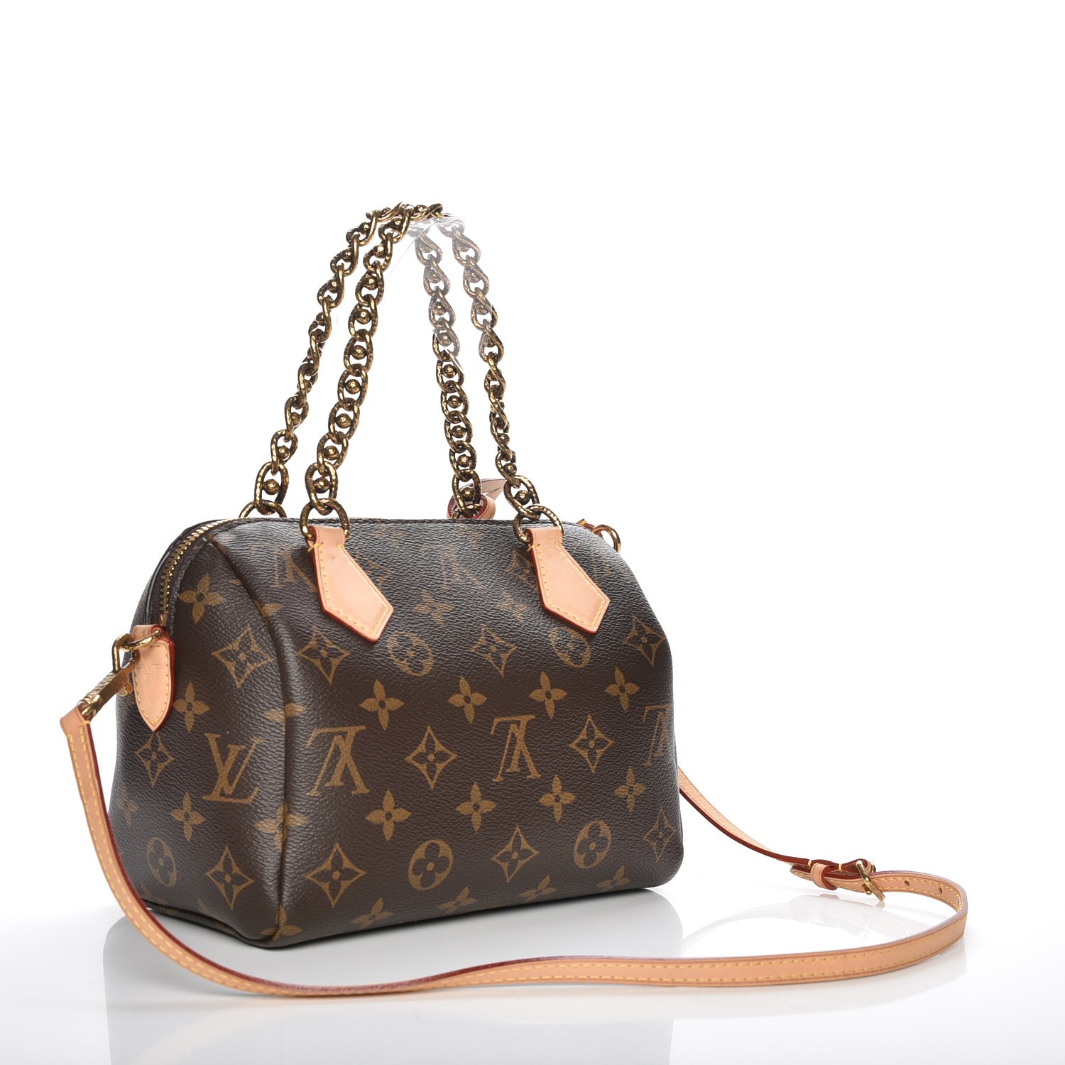 LOUIS VUITTON Monogram Chain Speedy 20 212655