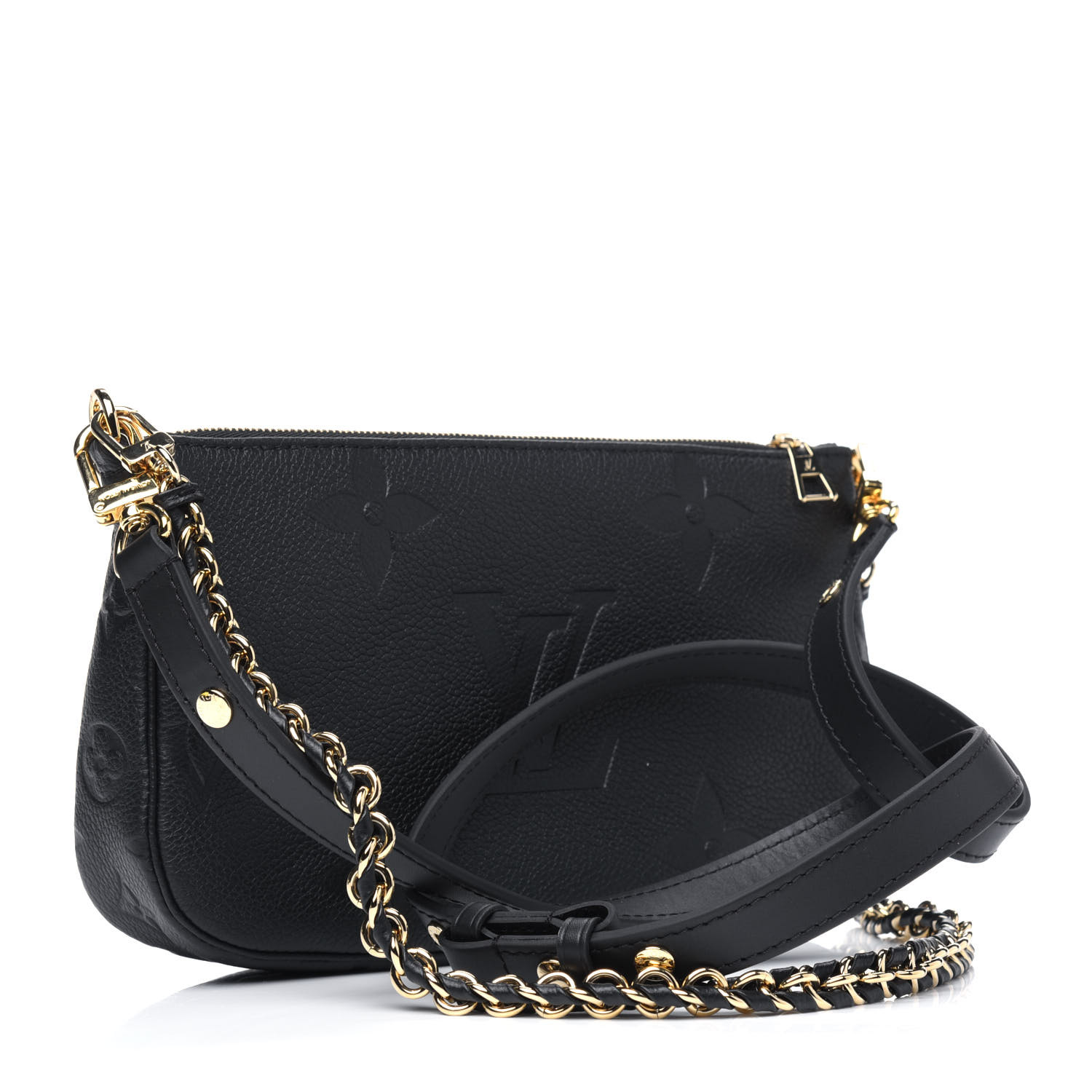 lv multi pochette empreinte black
