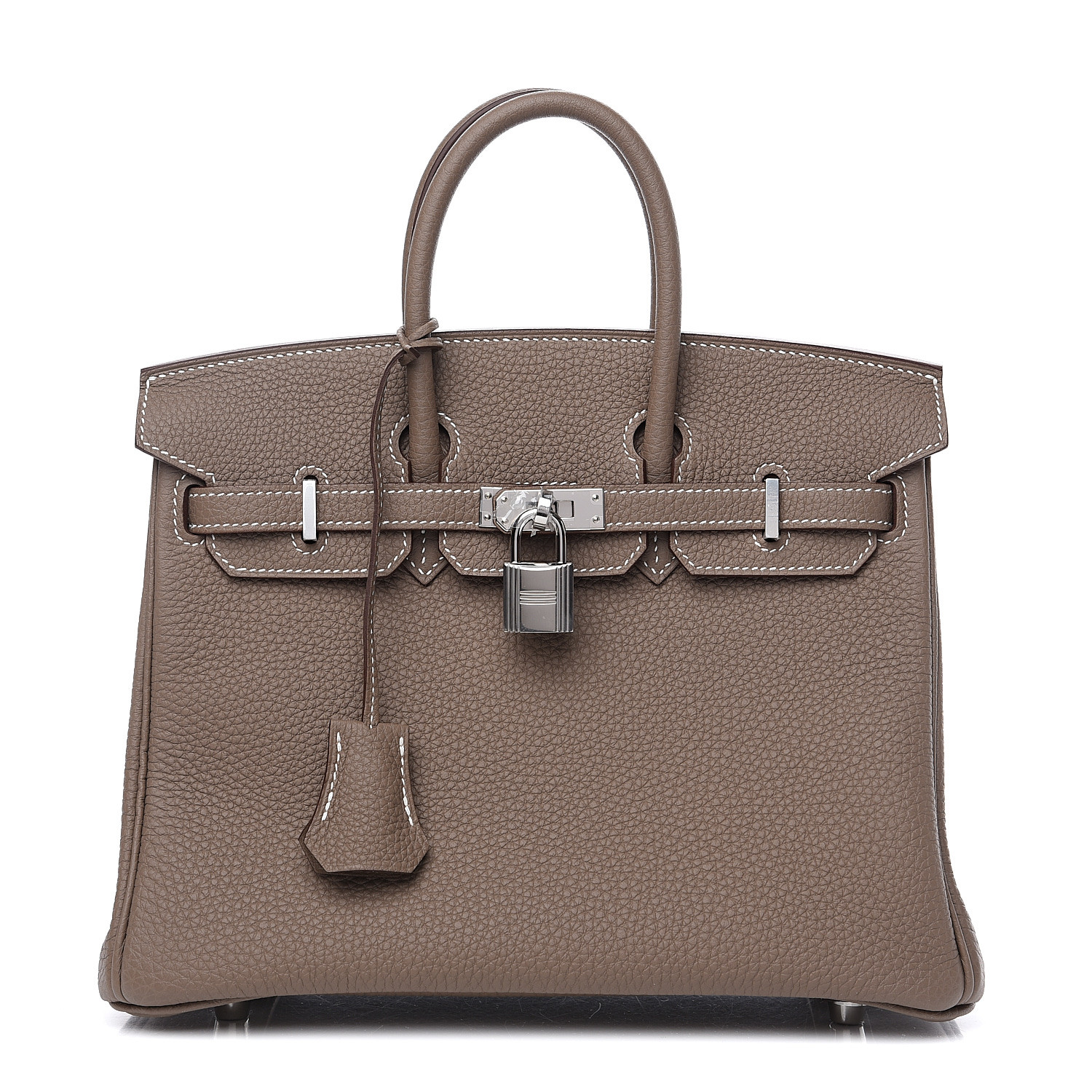 HERMES Togo Birkin 25 Etoupe 558860 