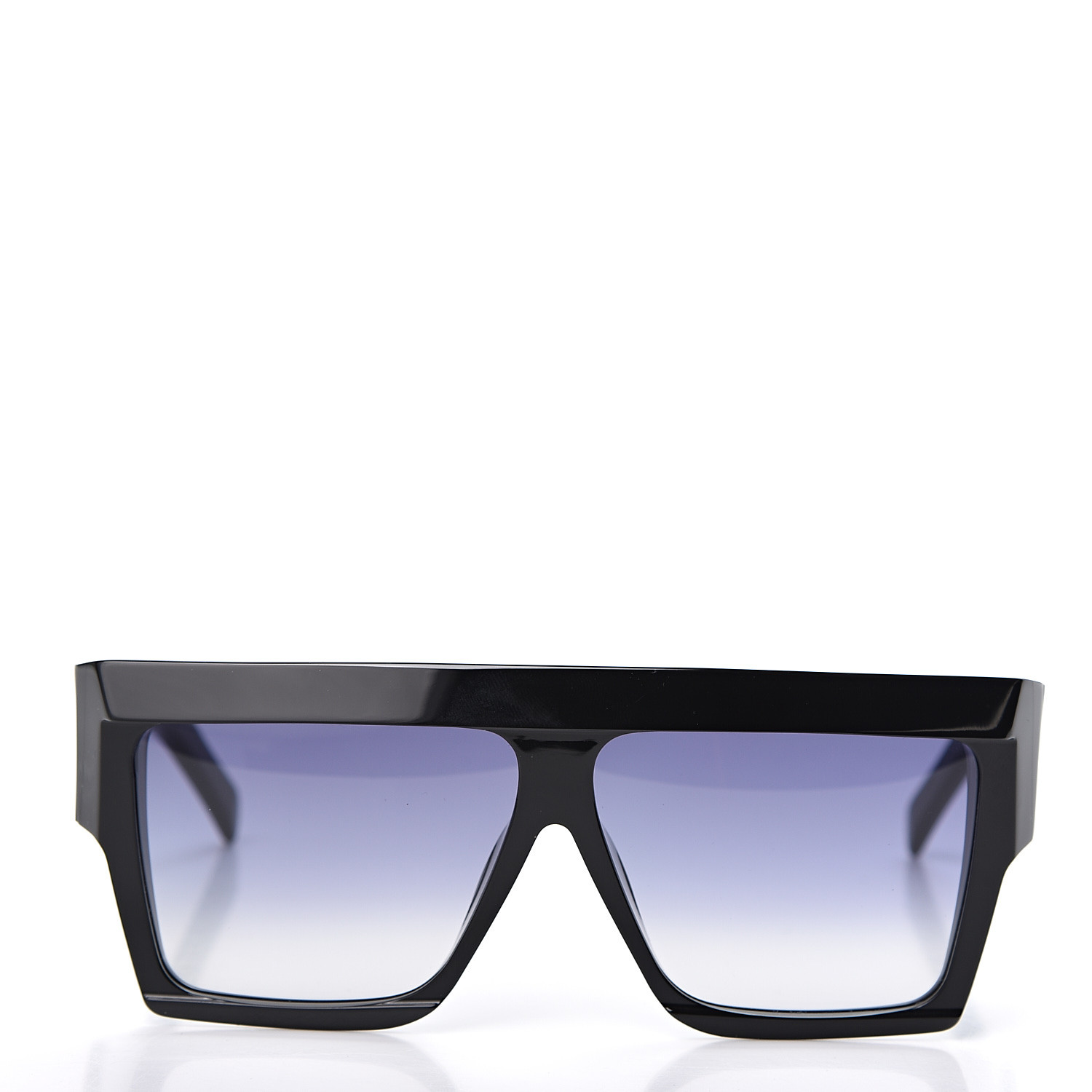 CELINE Acetate Squared Sunglasses CL40030F Black 559103 | FASHIONPHILE