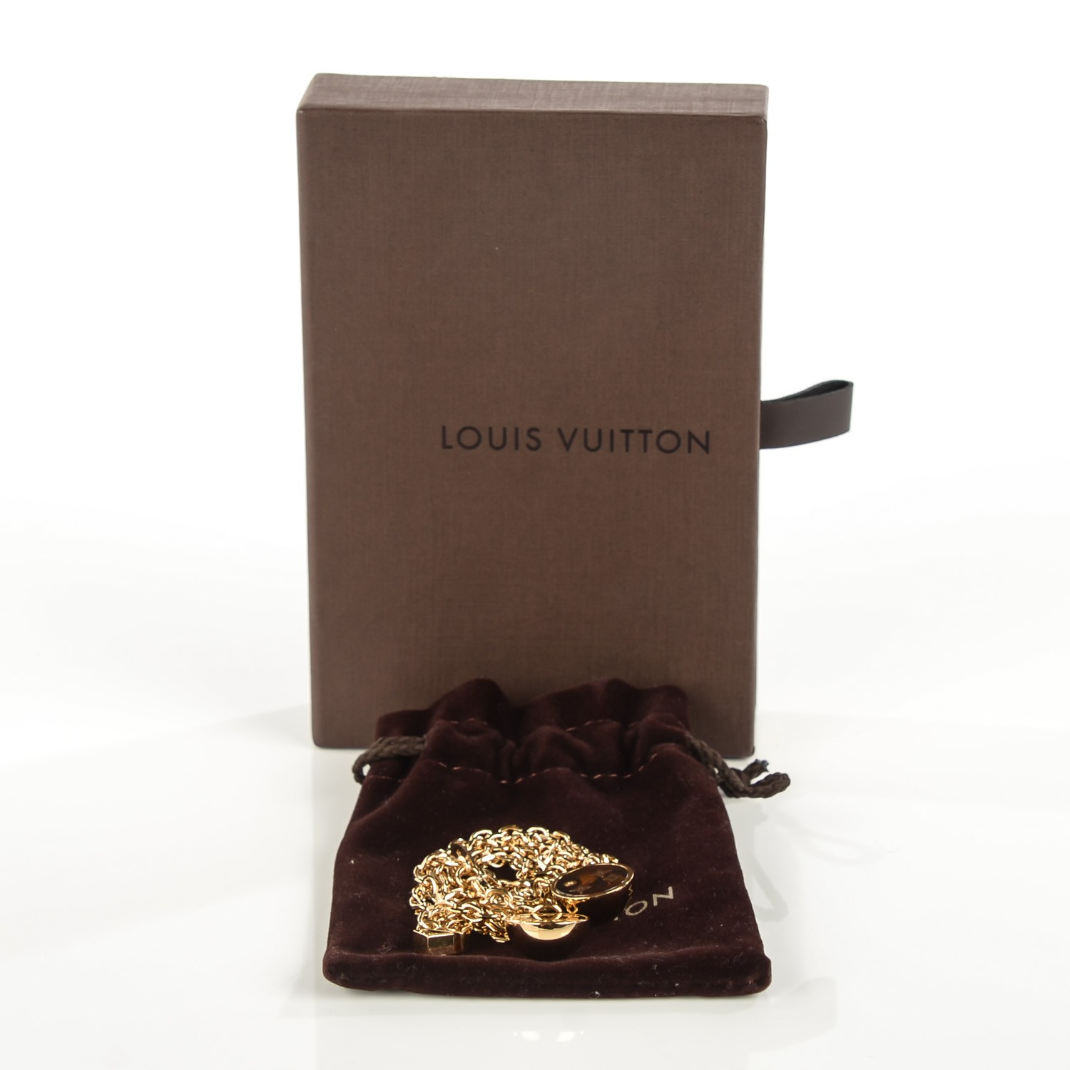 Louis Vuitton Pink Monogram Inclusion Art Deco Necklace – The Bag