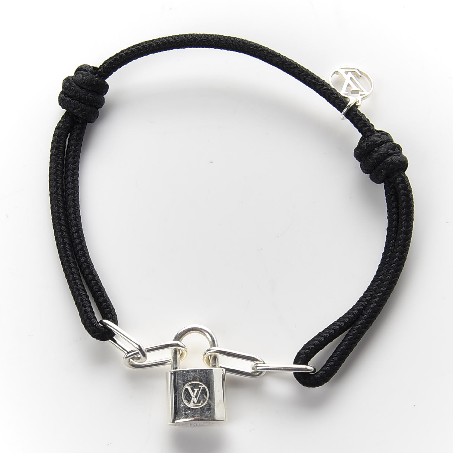 LOUIS VUITTON Lockit Bracelet Black 688389 | FASHIONPHILE