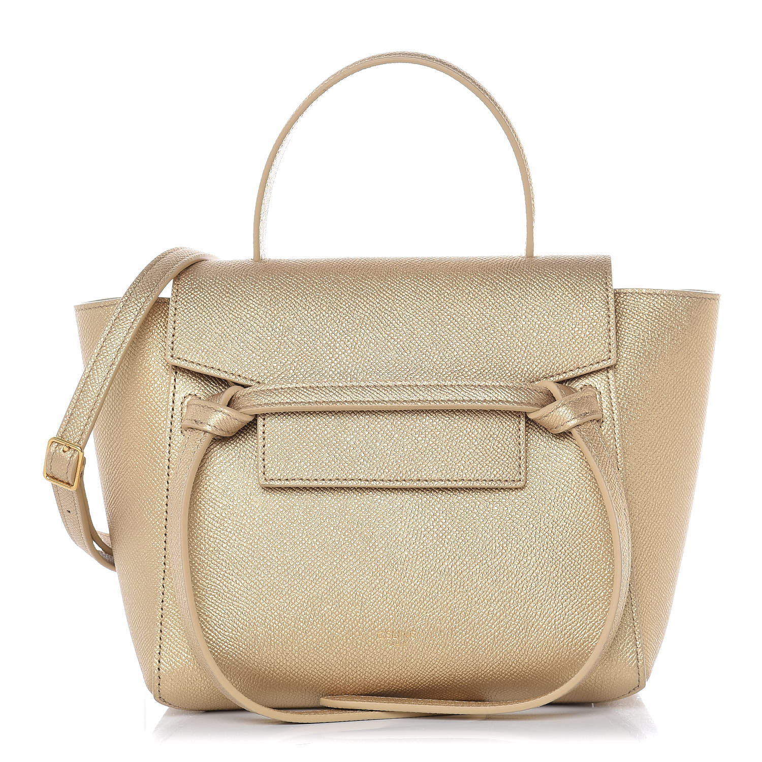 gold celine bag
