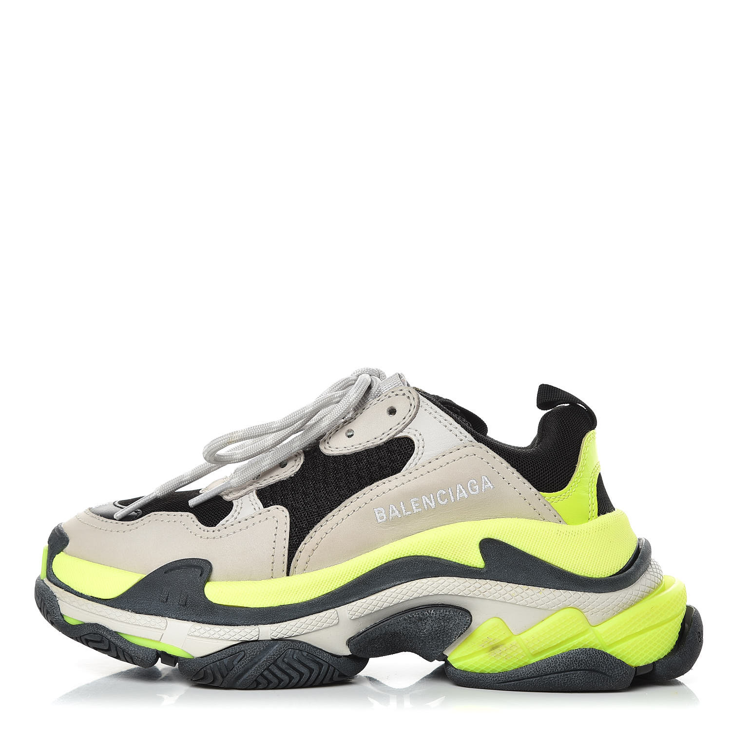 balenciaga triple s grey black volt