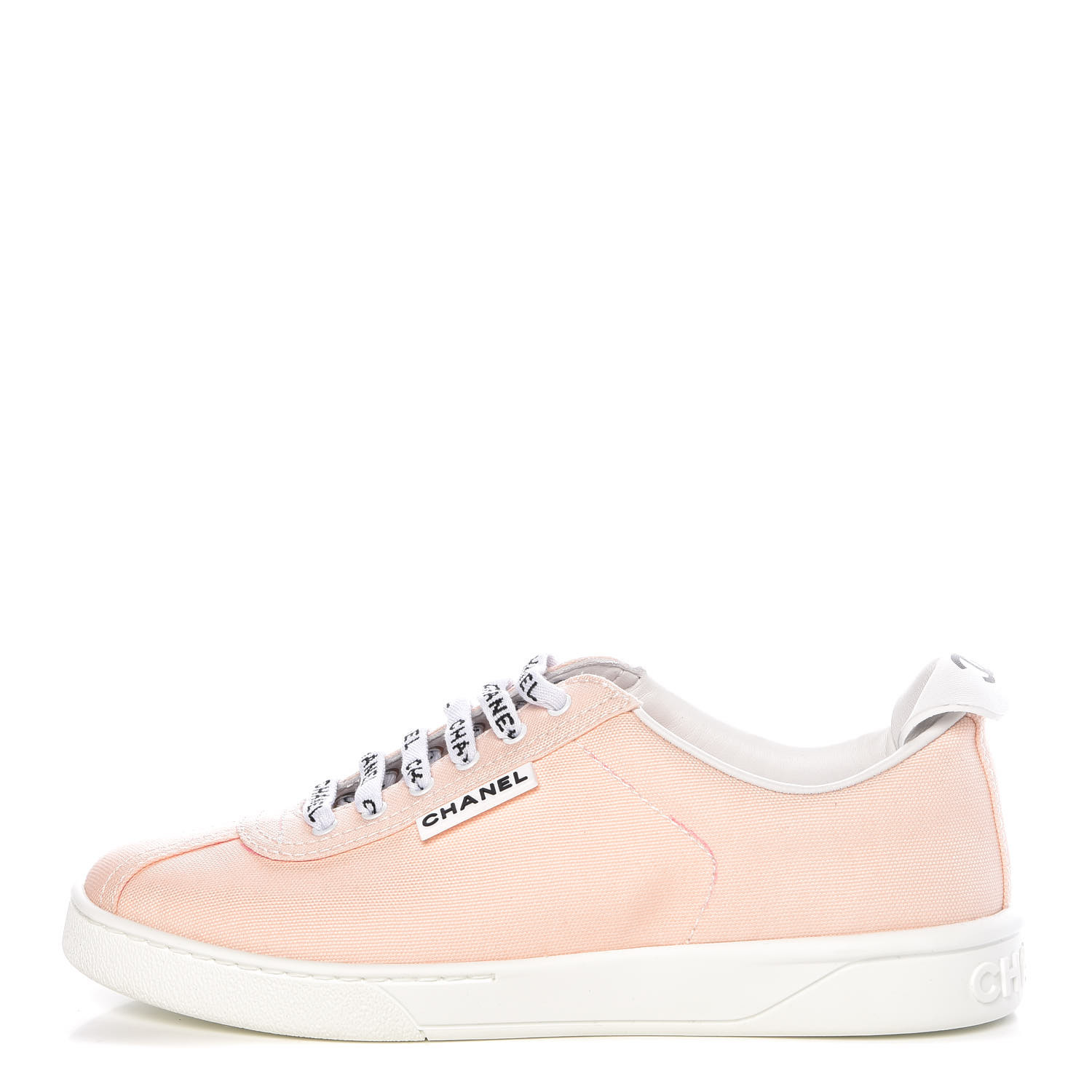 CHANEL Canvas Womens Sneakers 37 Light Pink 391632