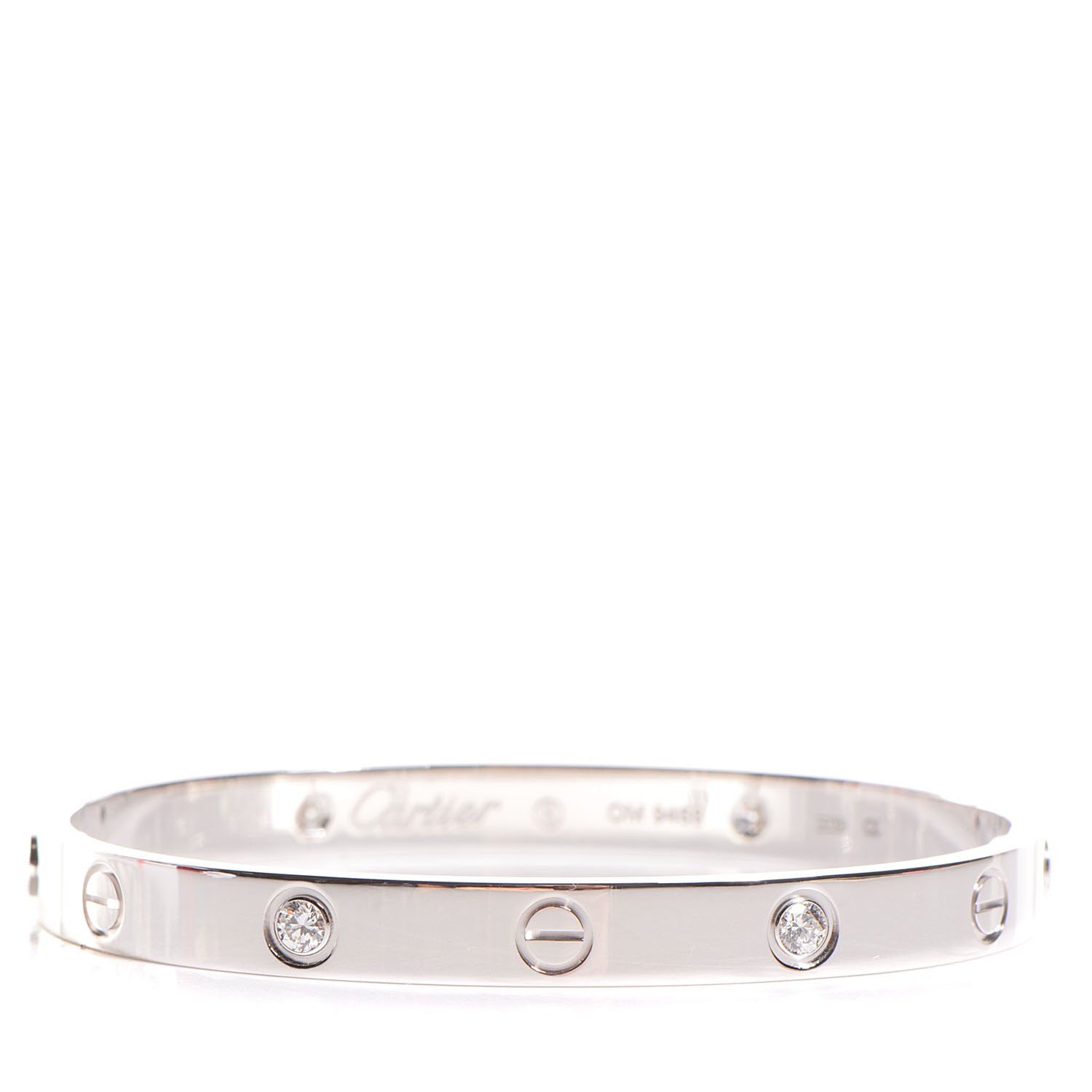 cartier love bracelet white gold 17