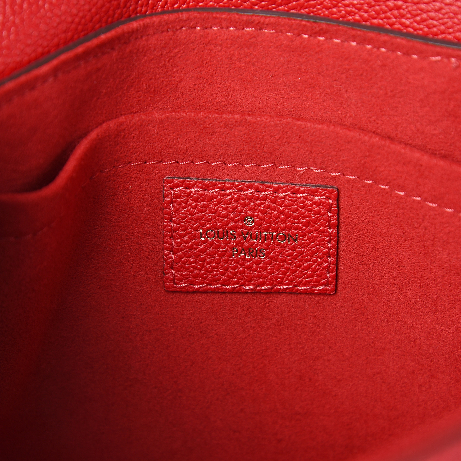 Louis Vuitton Monogram Empreinte Scarlet Red Vavin BB Shoulder Bag M44554