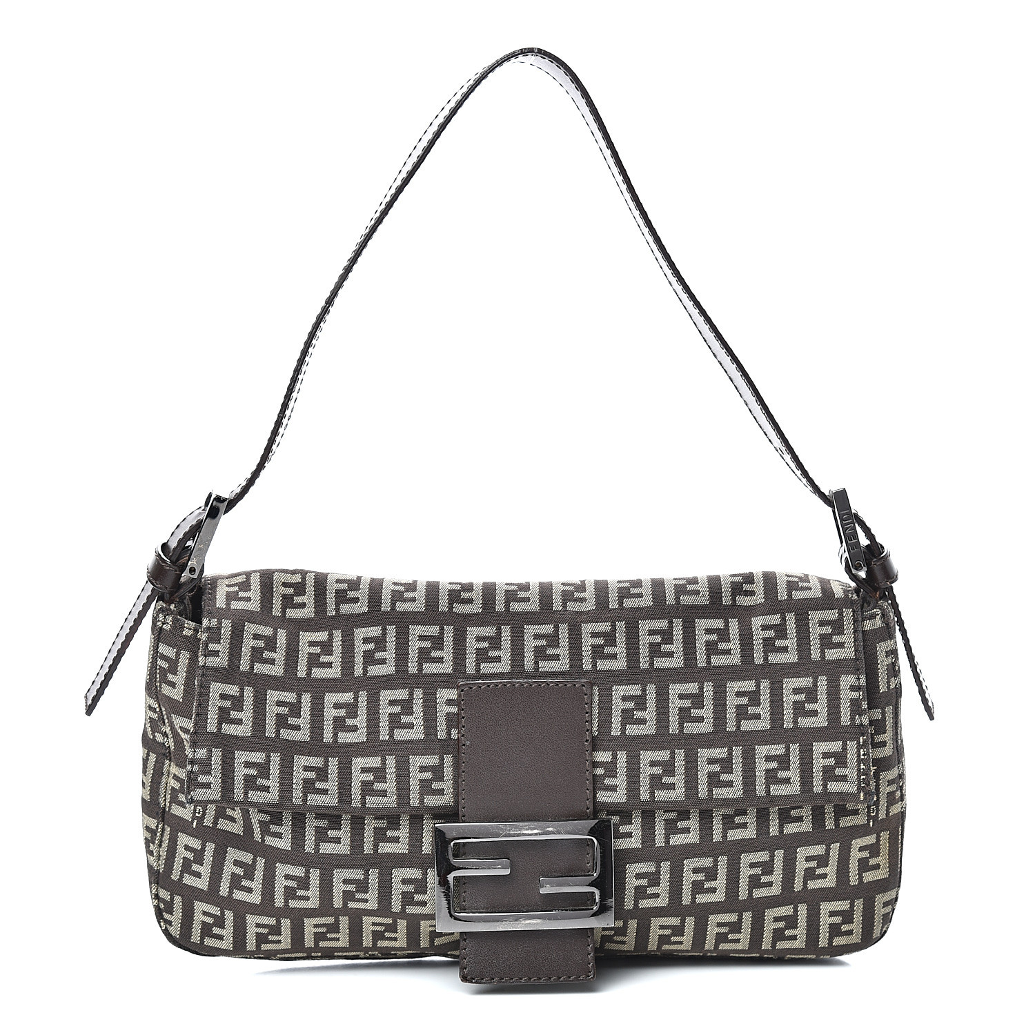 FENDI Zucchino Baguette Tobacco 540548 