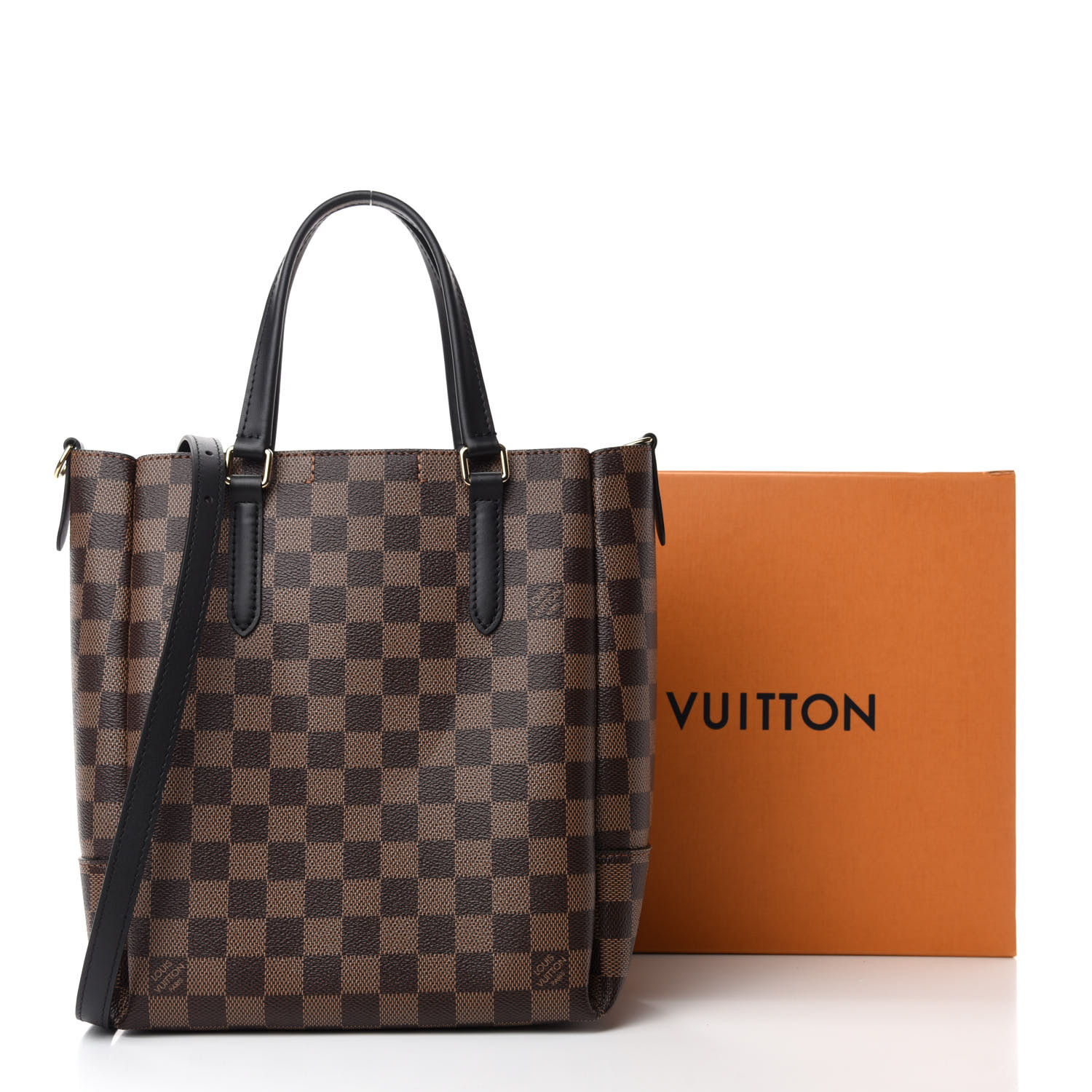 VUITTON Damier Ebene Belmont Black 847028 | FASHIONPHILE