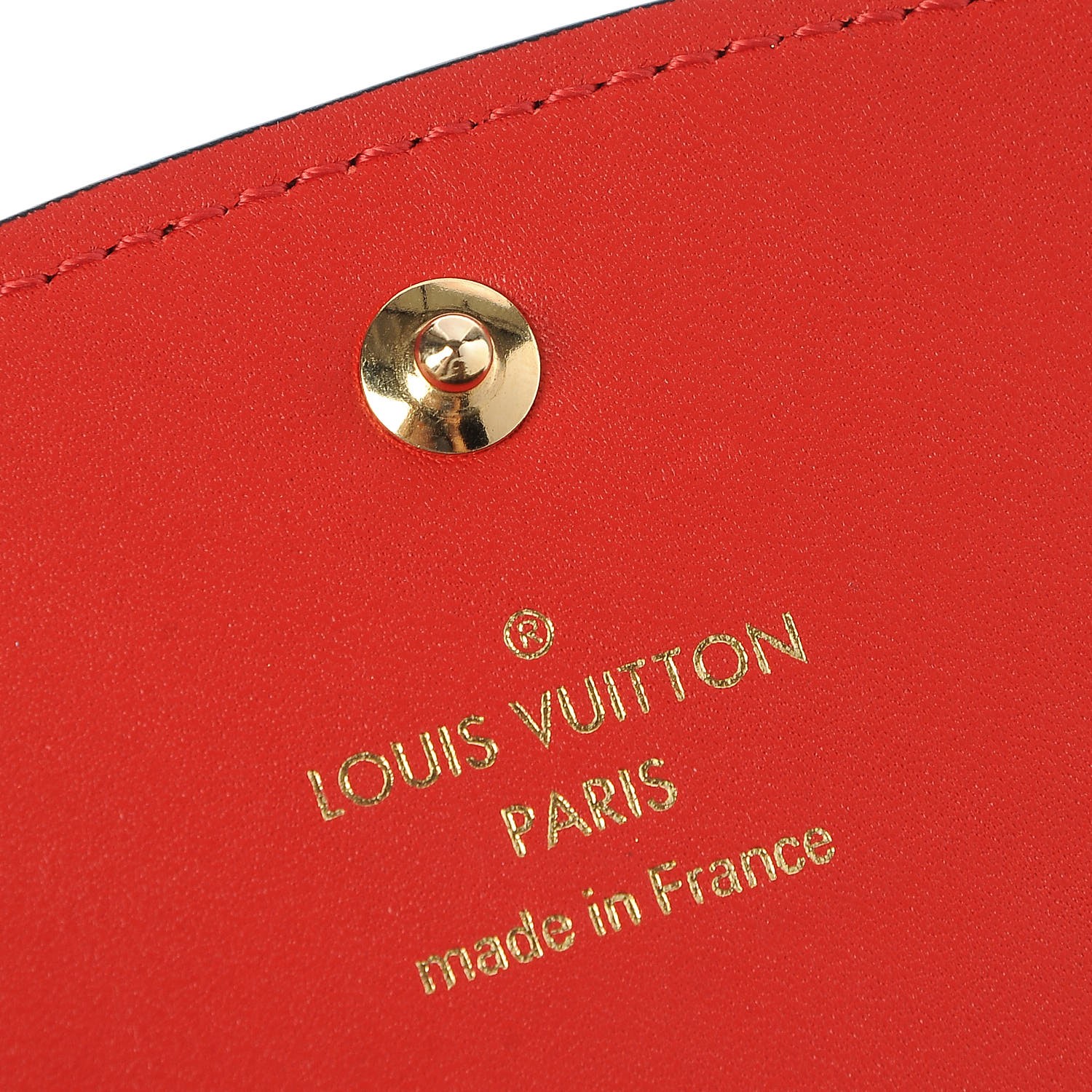 LOUIS VUITTON Monogram Sarah Tuileries Wallet Marron 237646
