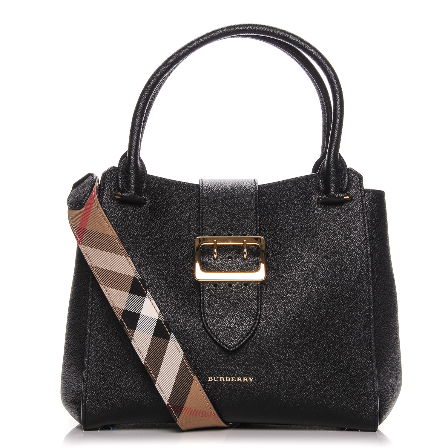 burberry medium buckle tote