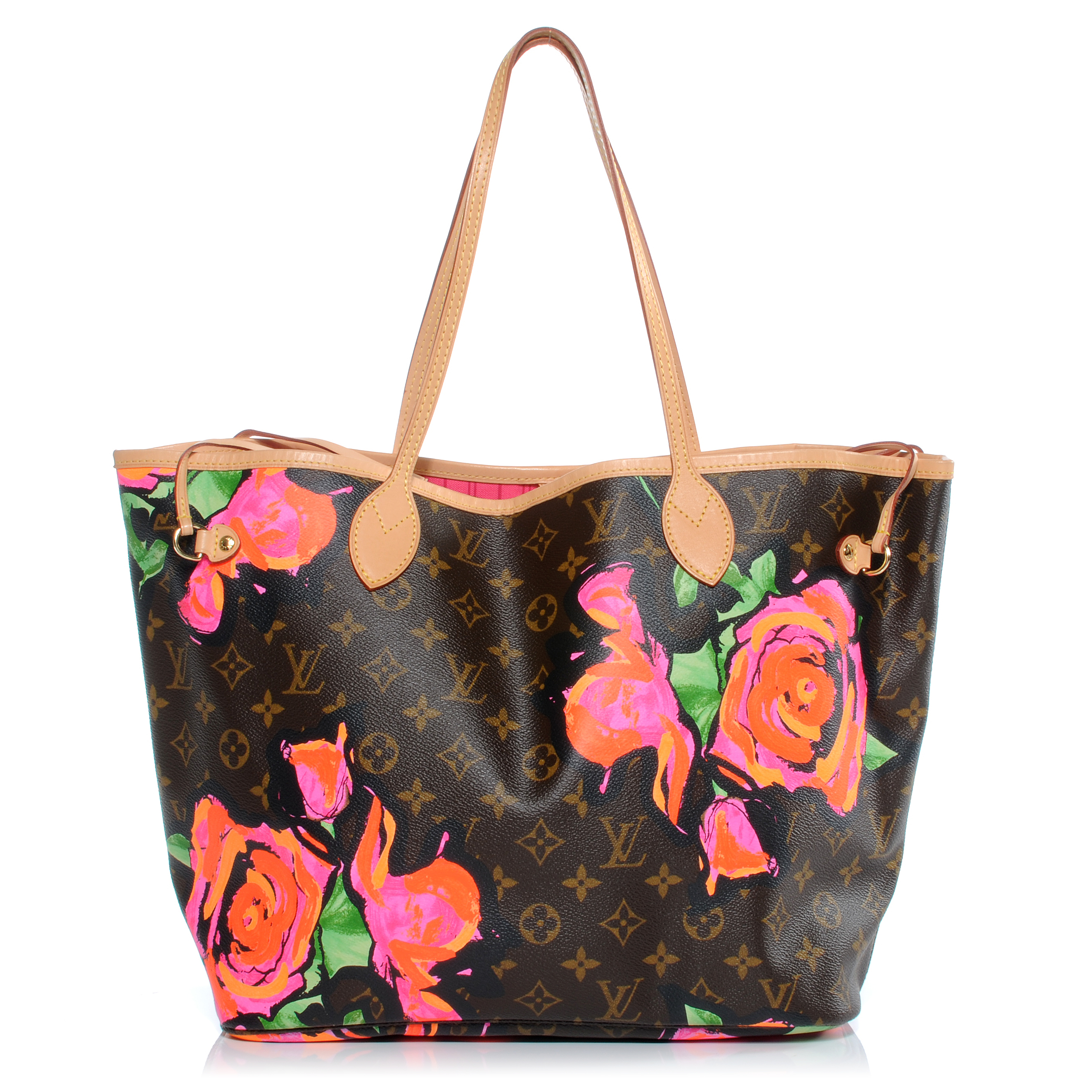 LOUIS VUITTON Stephen Sprouse Roses Neverfull MM 41539