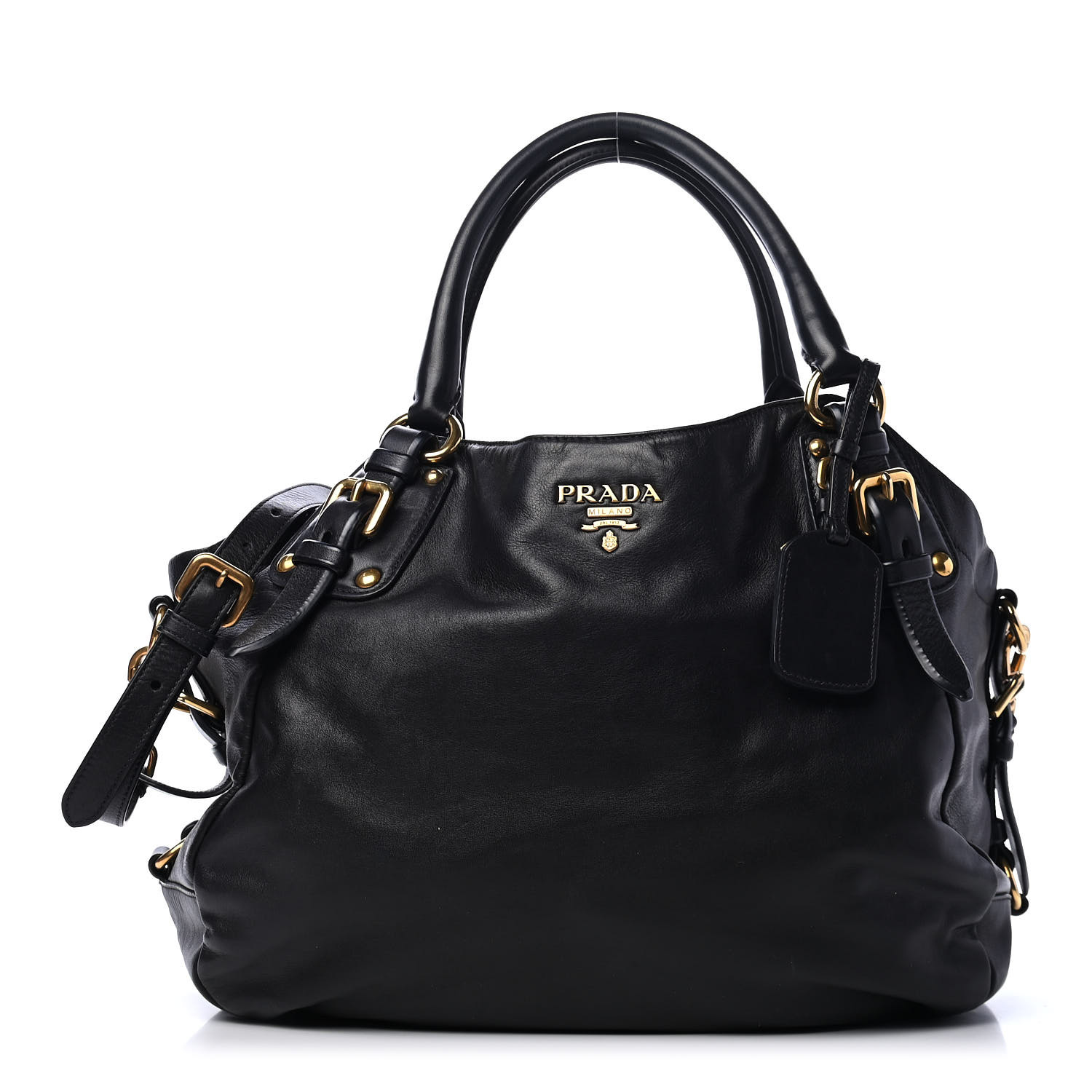 prada soft calf tote