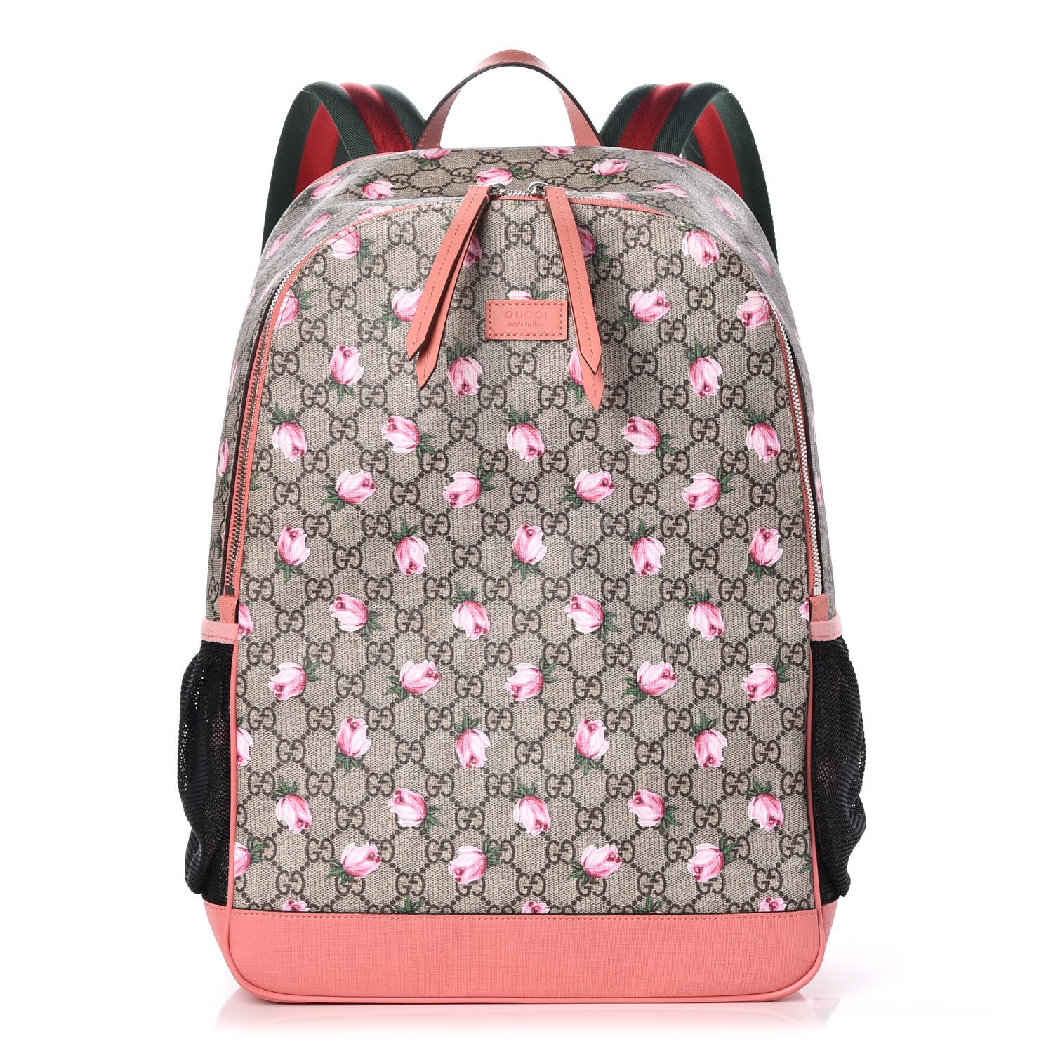 GUCCI GG Supreme Monogram Rose Backpack 