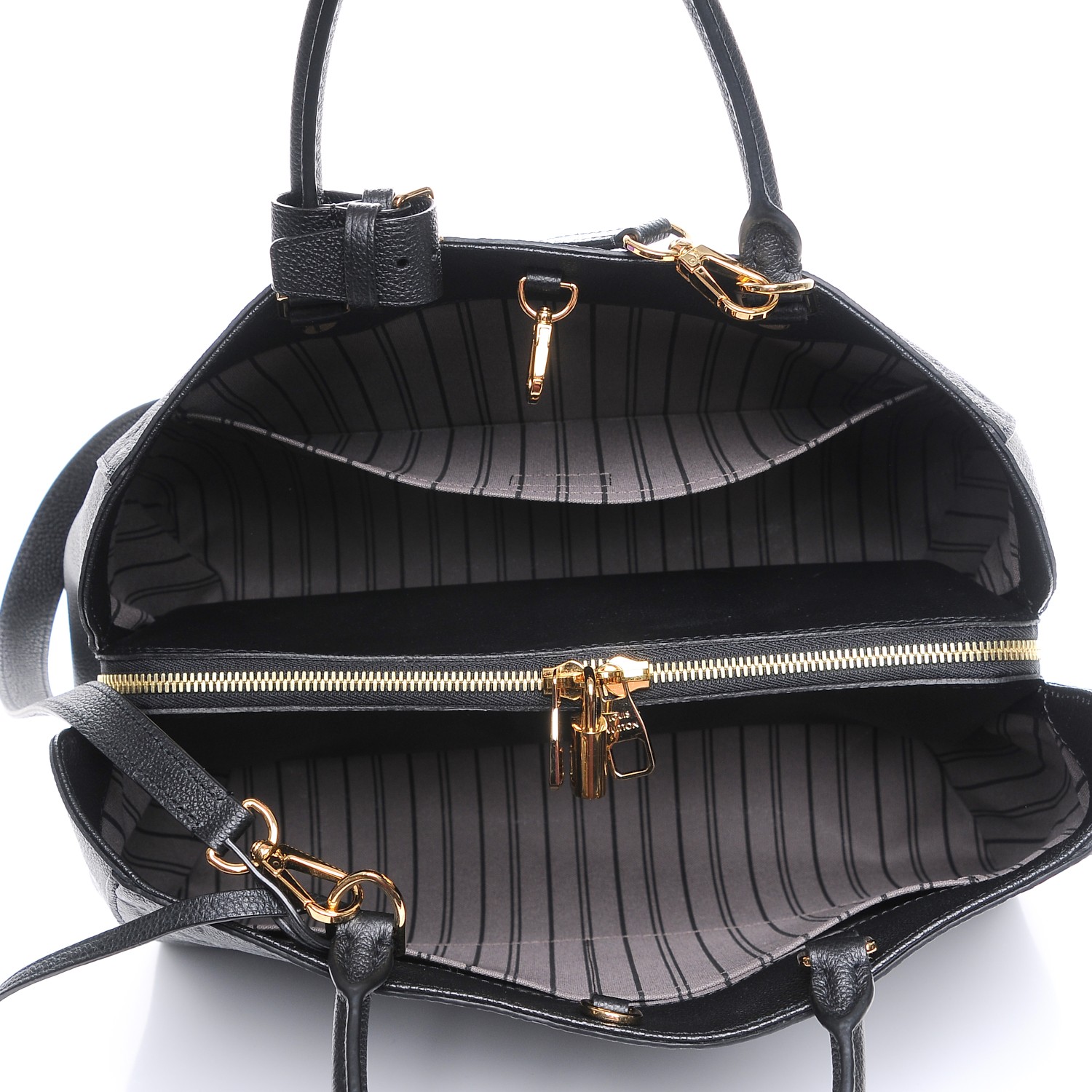 LOUIS VUITTON Empreinte Montaigne GM Black 223500