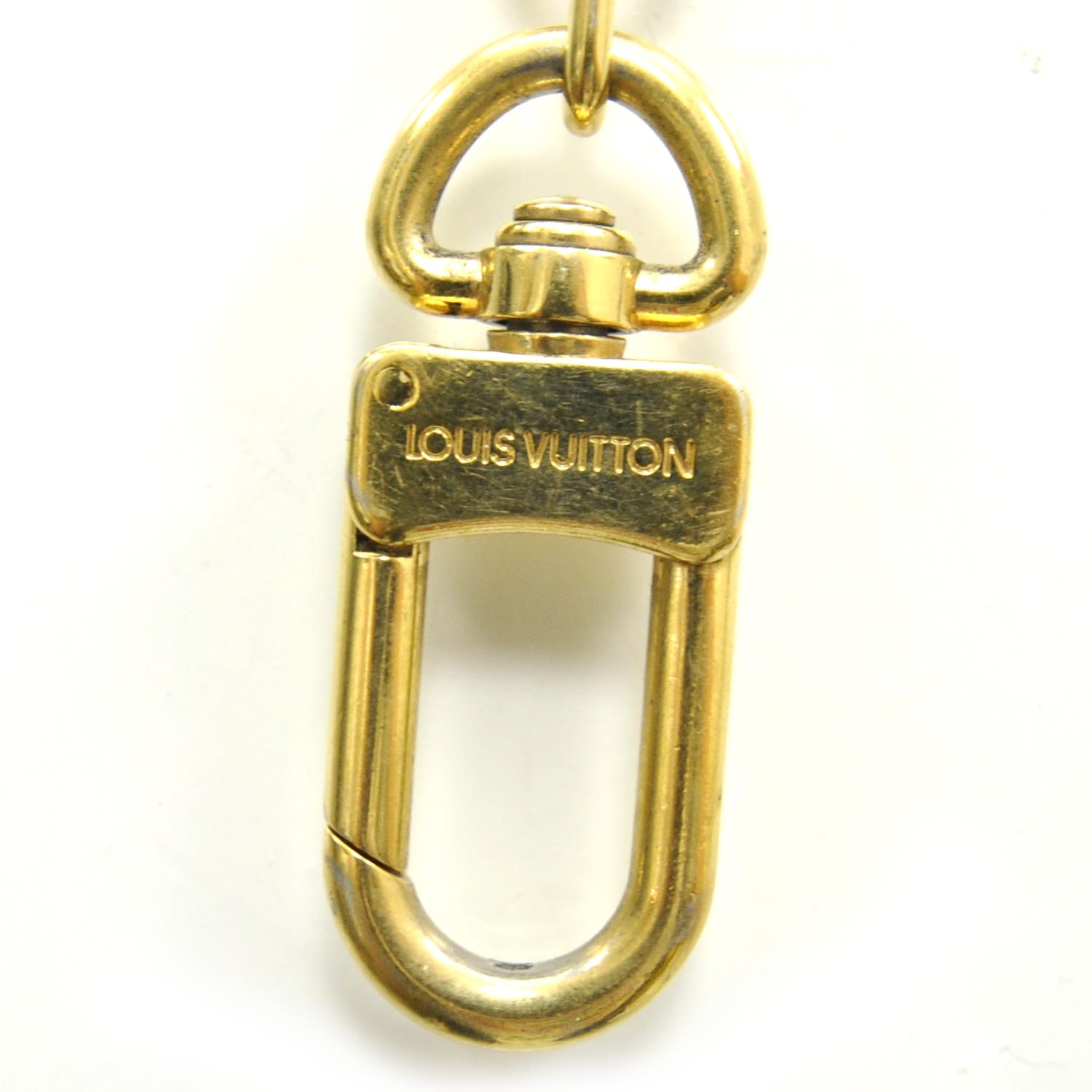 LOUIS VUITTON Pochette Extender Key Ring Gold 25846