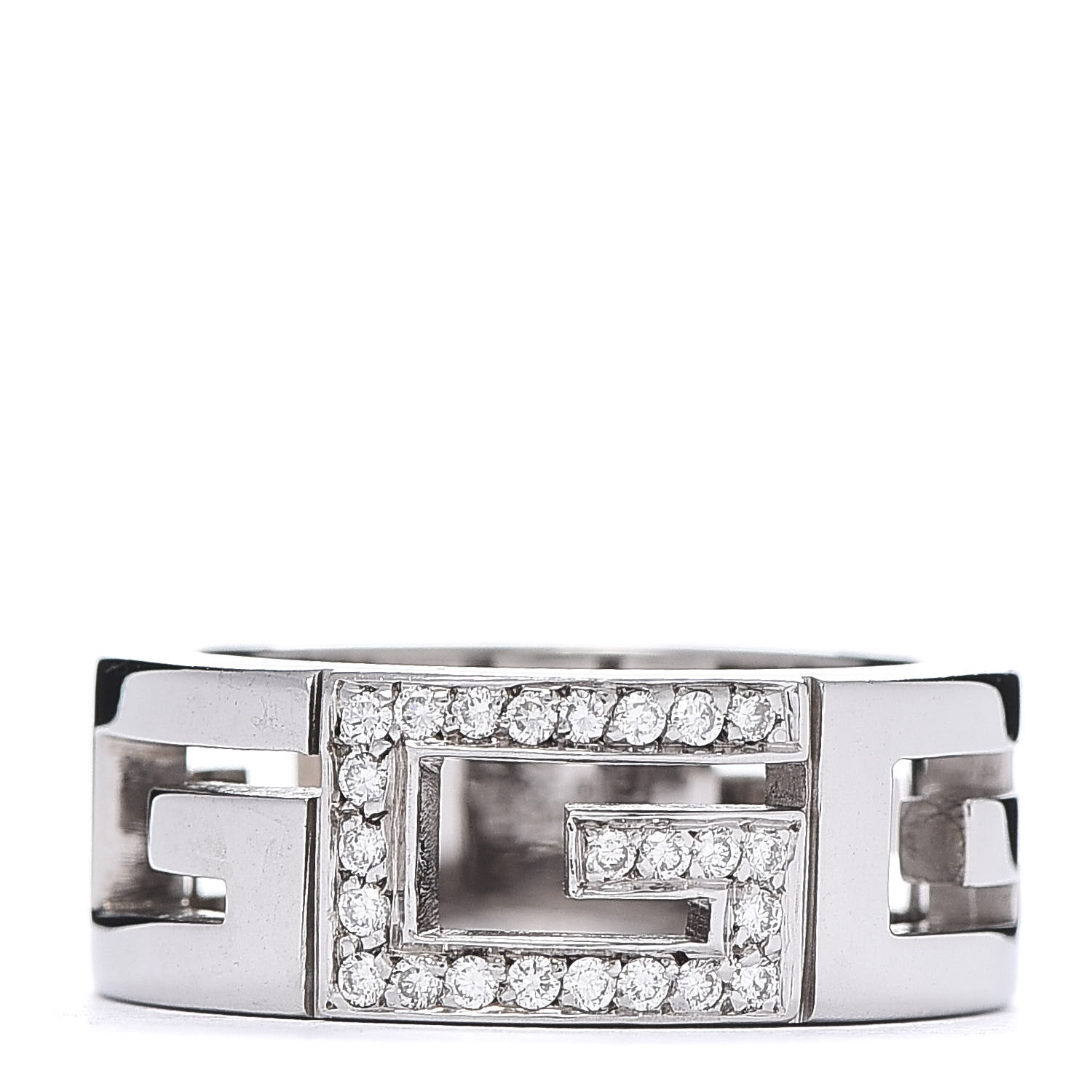 gucci platinum & diamond belt