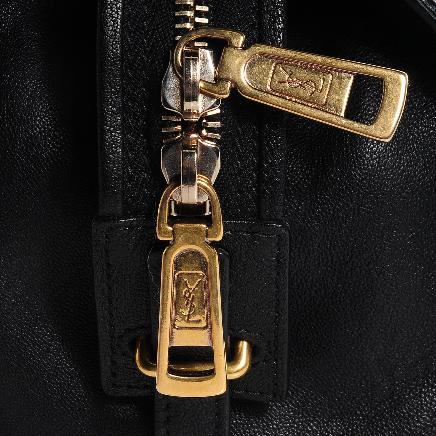 saint laurent mini pac pac in shearling and lambskin
