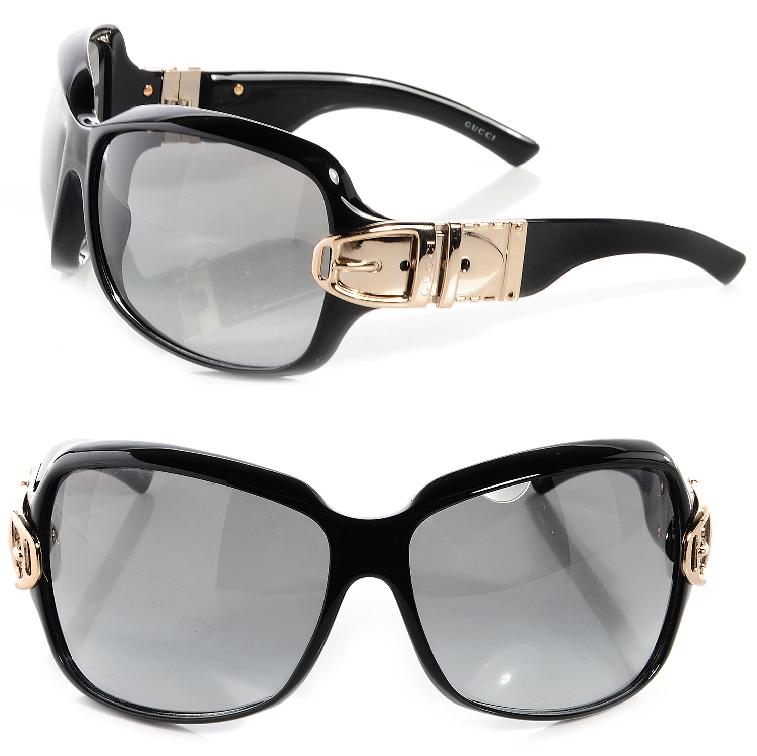 GUCCI Gold Buckle Sunglasses 2591 S 