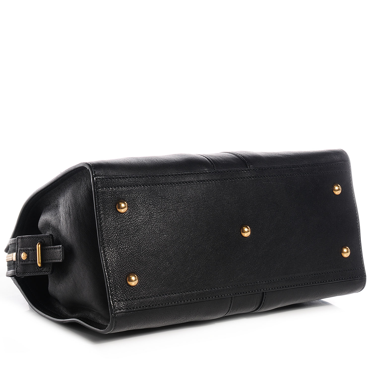 saint laurent mini pac pac in shearling and lambskin
