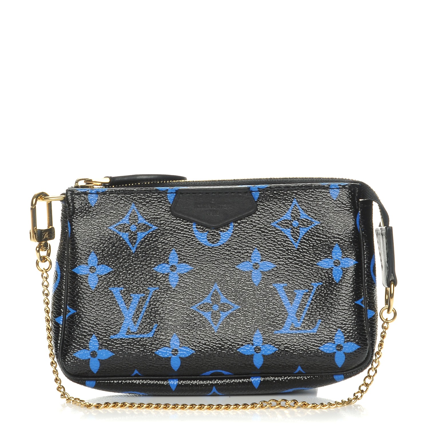 Louis Vuitton Mini Pochette Accessoires Monogram Vivienne Venice Blue Lining