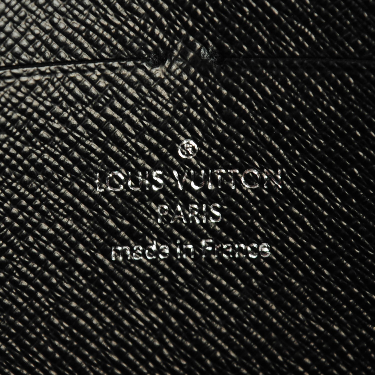 LOUIS VUITTON Epi World Tour Twist Chain Wallet Black 152252