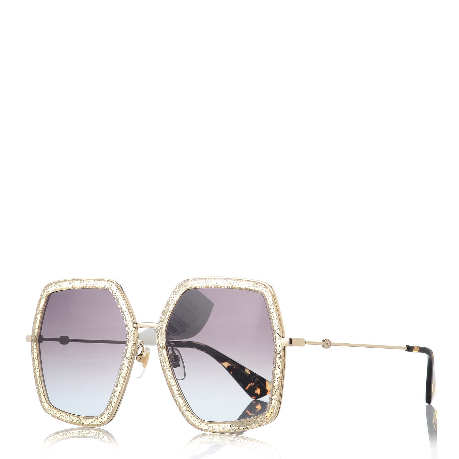 gucci large square frame sunglasses
