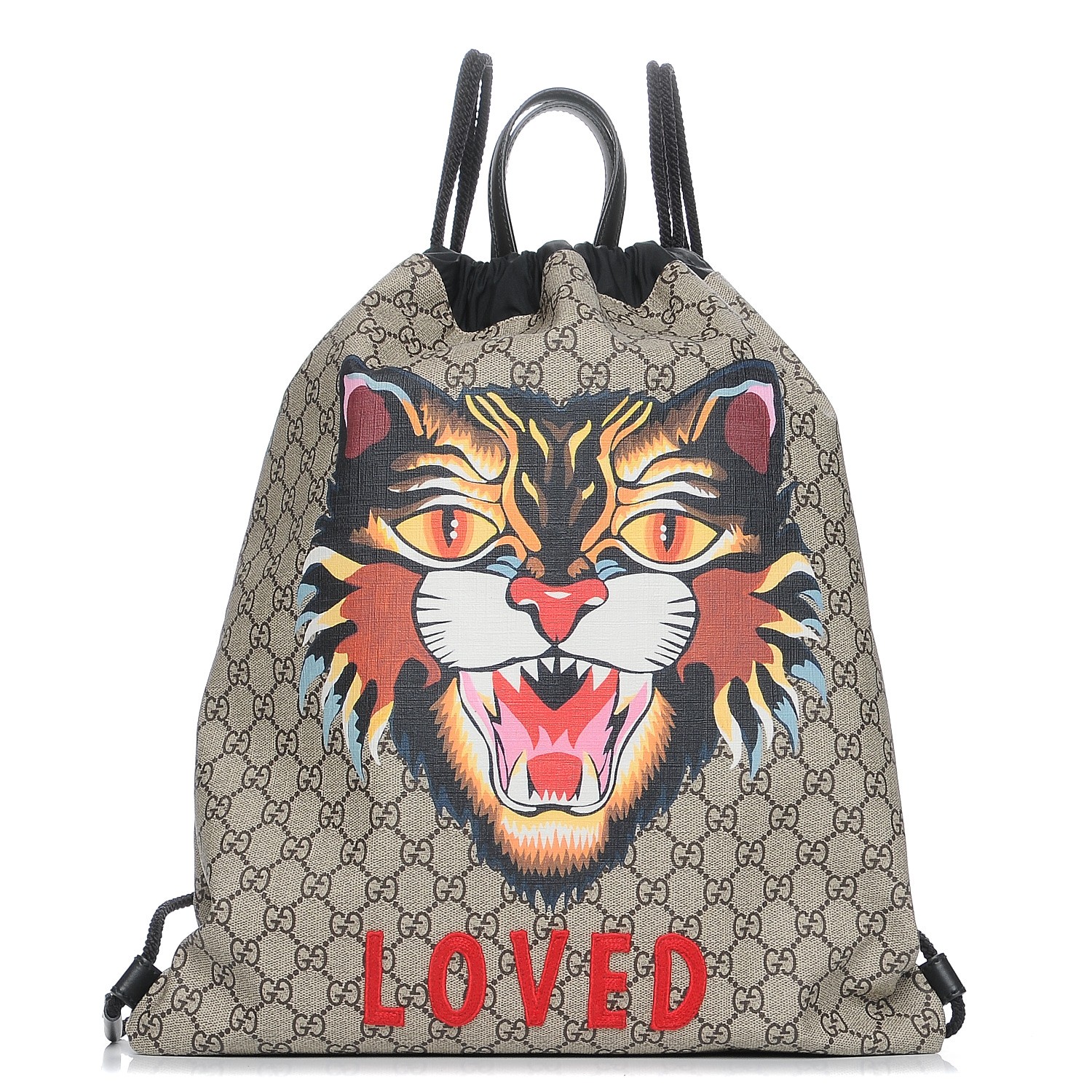 gucci backpack with cat