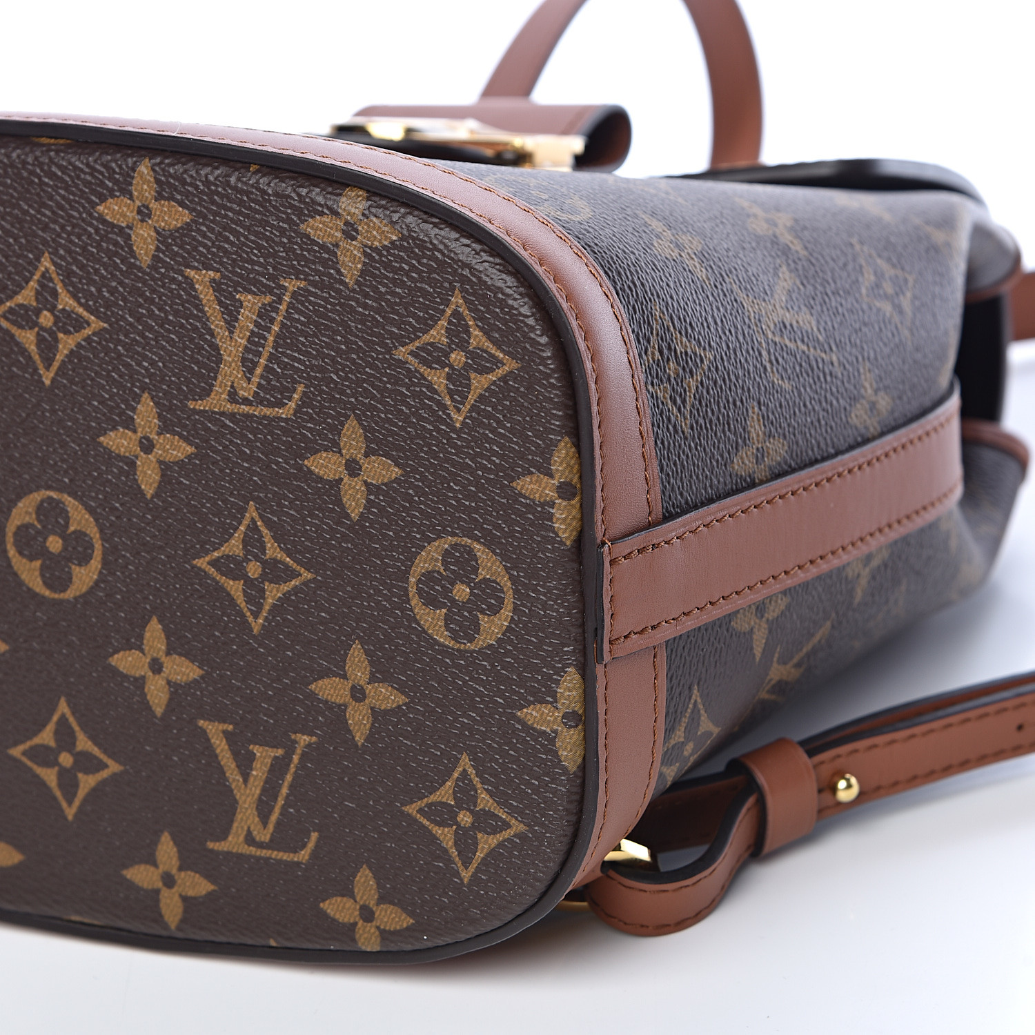 Louis Vuitton Monogram and Monogram Reverse Canvas Dauphine Hobo MM For Sale  at 1stDibs