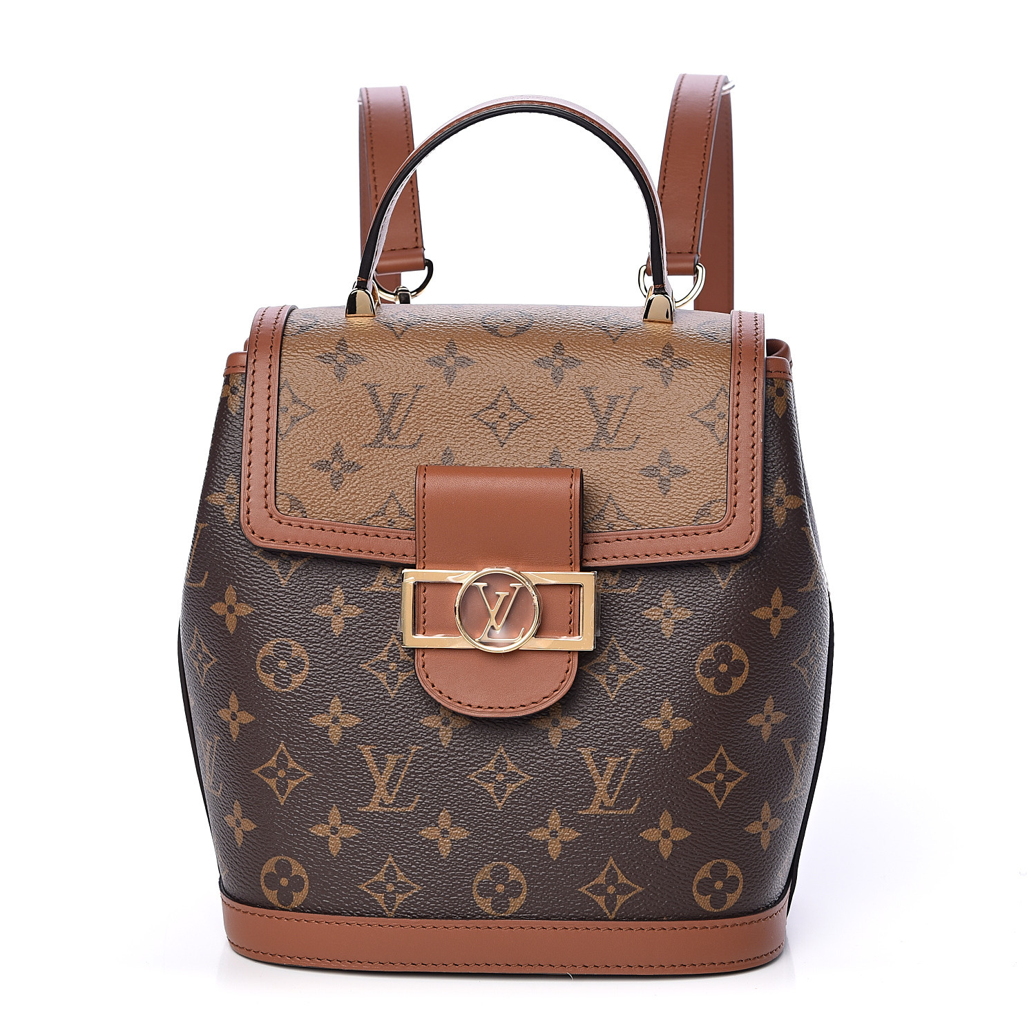 LOUIS VUITTON Reverse Monogram Dauphine Backpack PM 490324