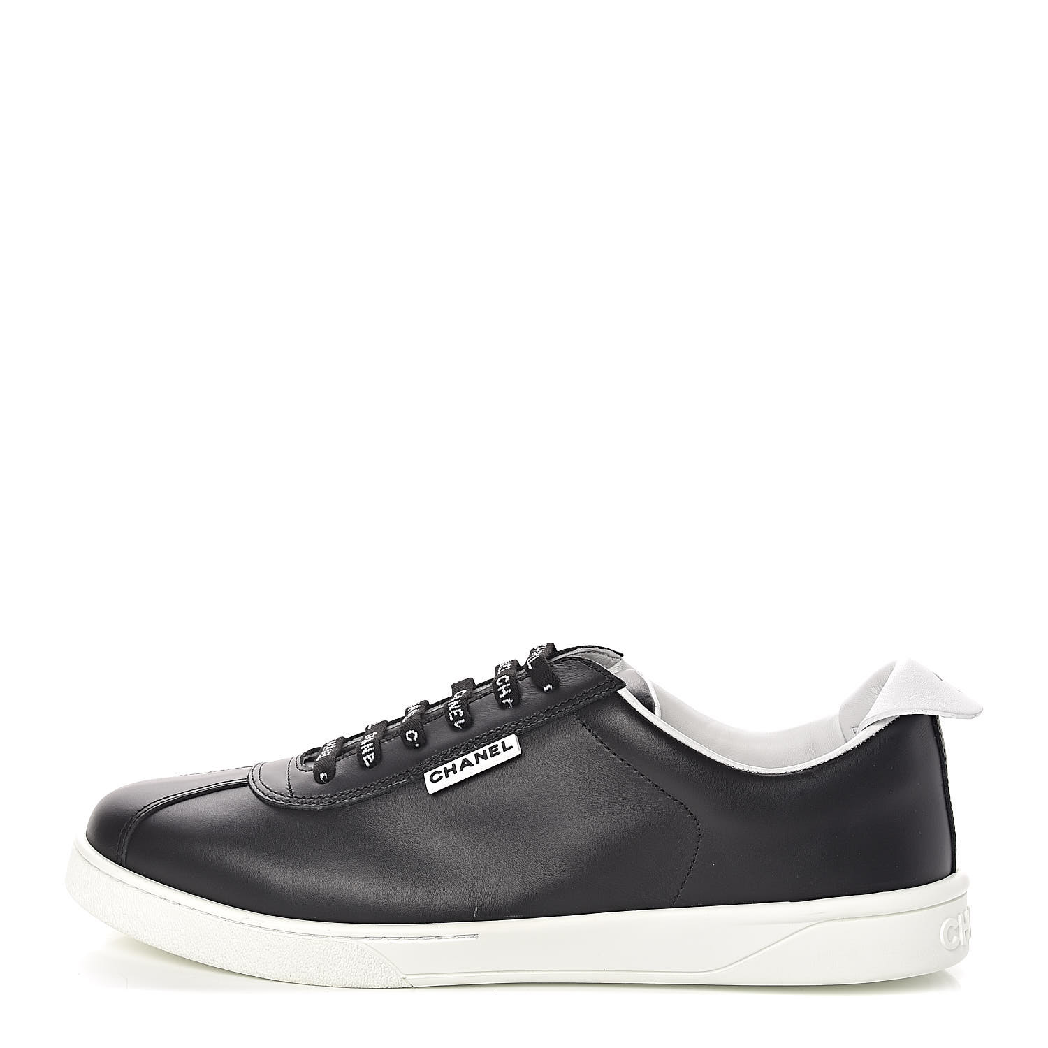 black chanel men's sneakers