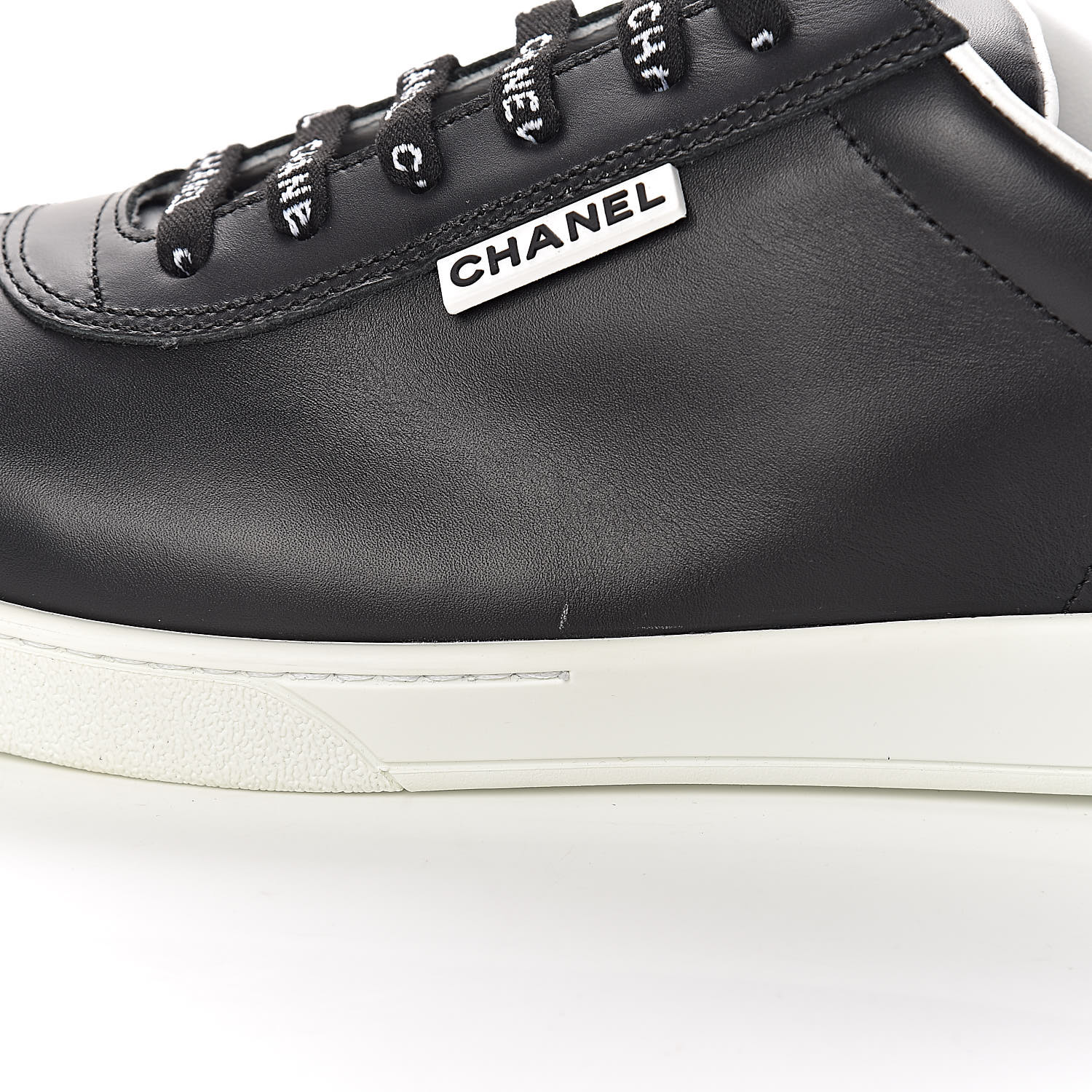 open sneaker in calfskin leather