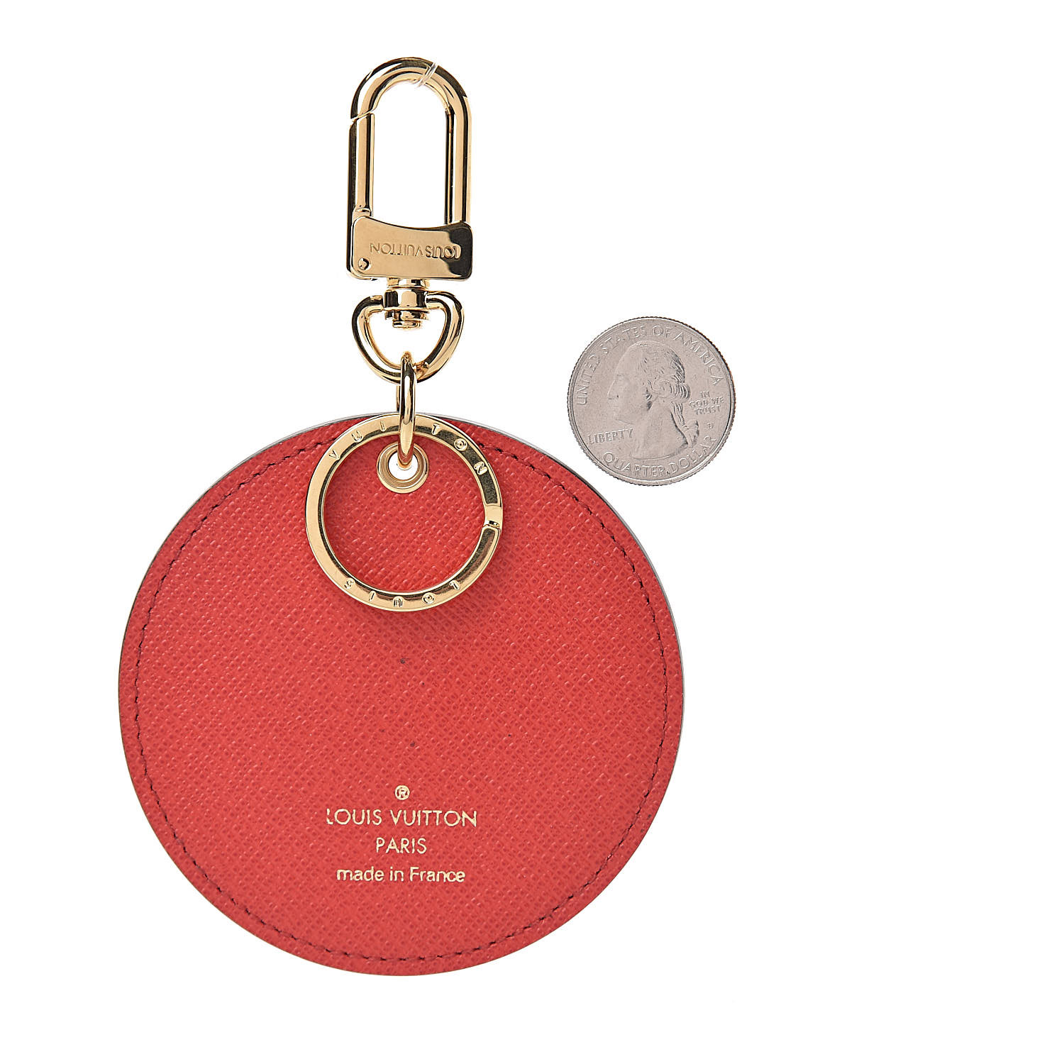 LOUIS VUITTON Monogram Vivienne Xmas Paris Bag Charm Key Holder 487612