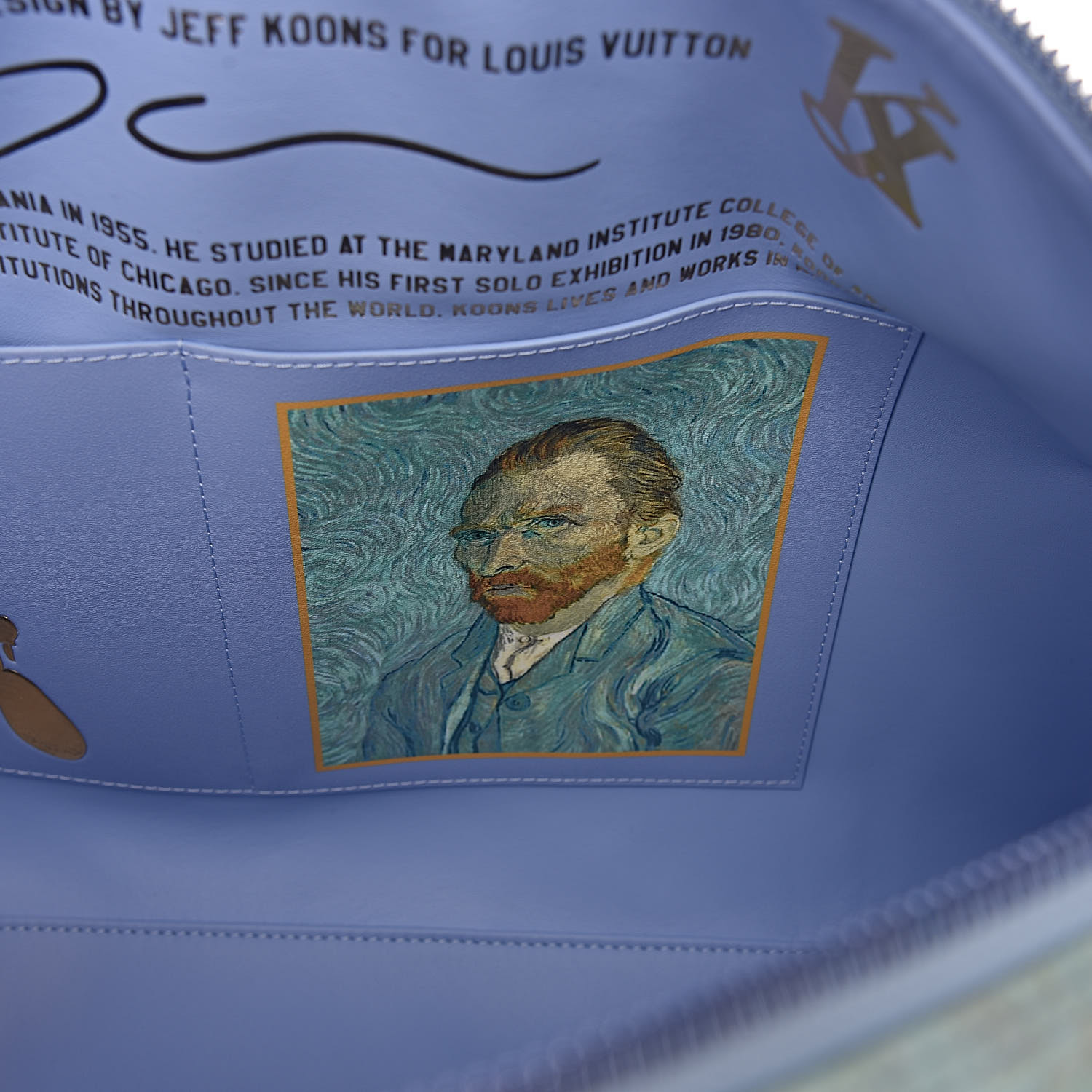 LOUIS VUITTON Masters Jeff Koons Van Gogh Keepall Bandouliere 50 488298