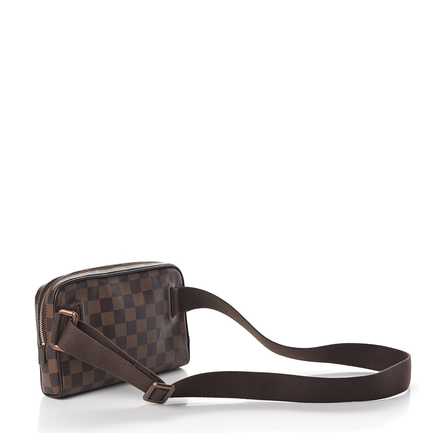 Louis Vuitton Damier Ebene Brooklyn Bumbag Waist Pouch Fanny Pack Belt Bag  For Sale at 1stDibs