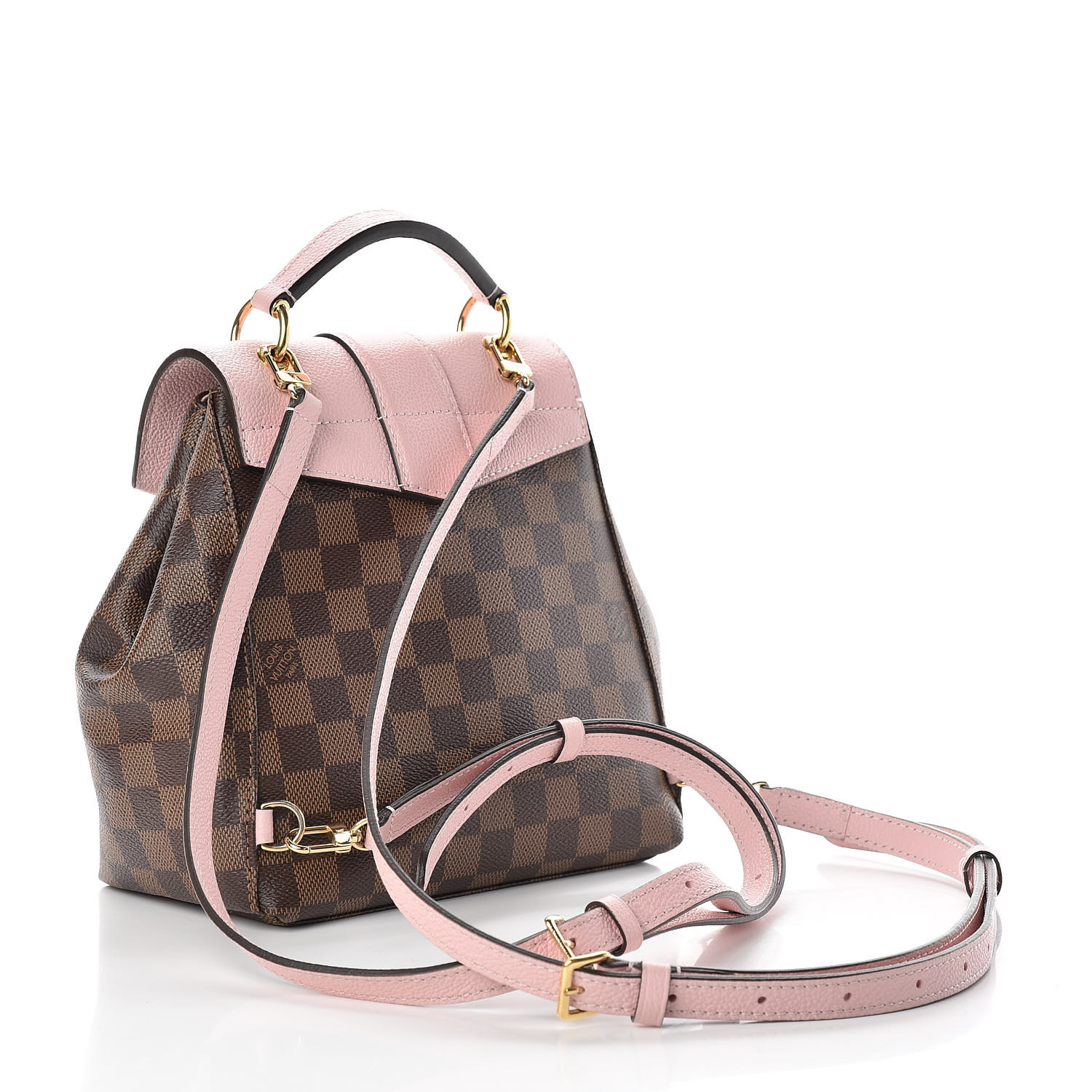 LOUIS VUITTON Damier Ebene Clapton Backpack Magnolia 530223