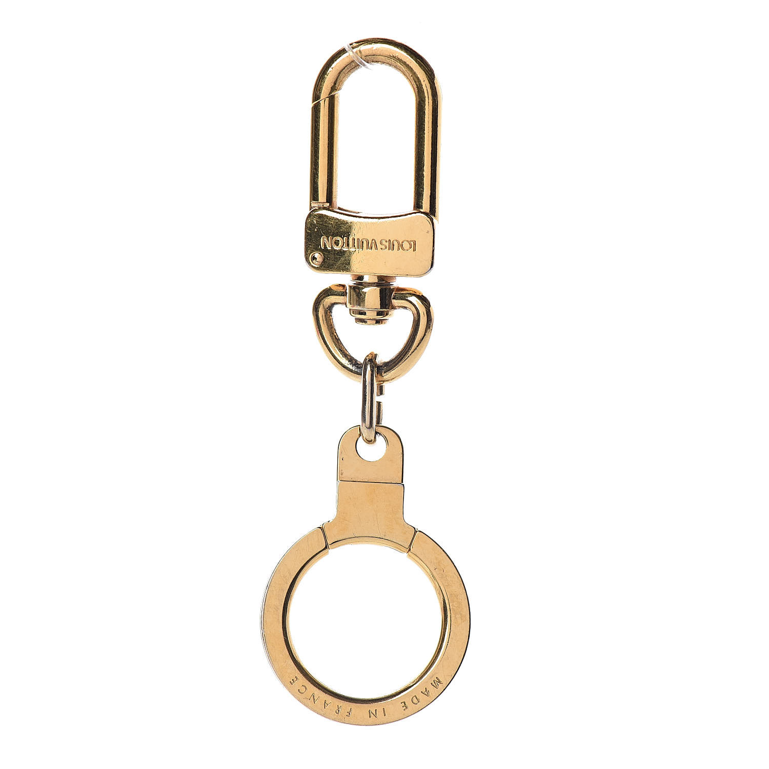 LOUIS VUITTON Pochette Extender Key Ring Gold 501399