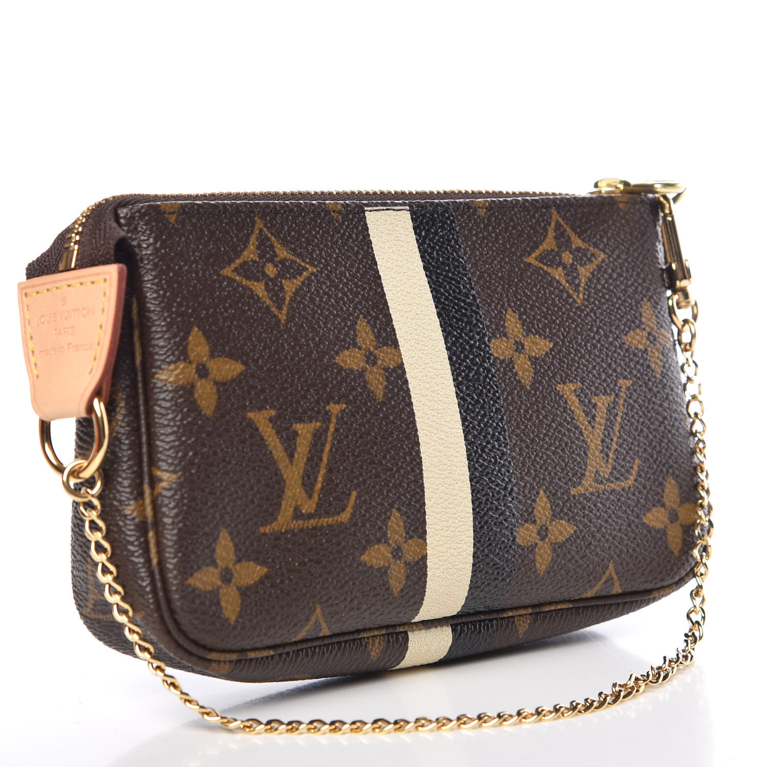 LOUIS VUITTON Monogram My LV Heritage Mini Pochette Accessories Ivoire Black 392779