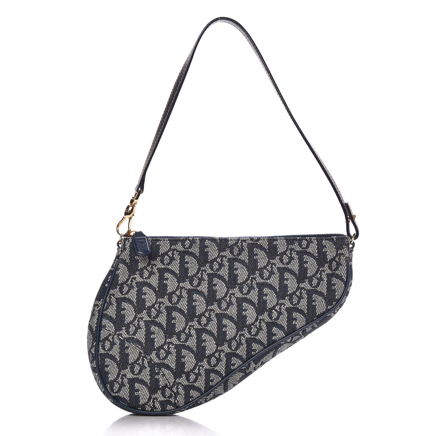 dior monogram mini saddle bag
