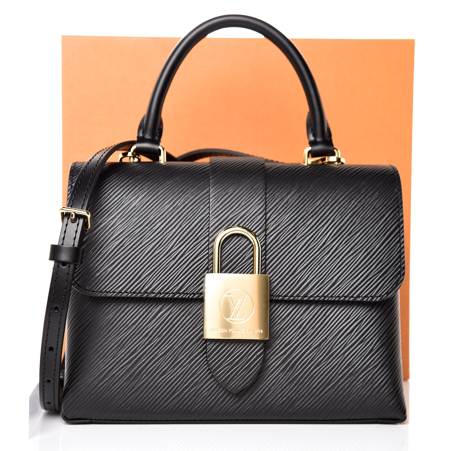 louis vuitton locky purse LOUIS VUITTON Epi Locky BB Black 366066