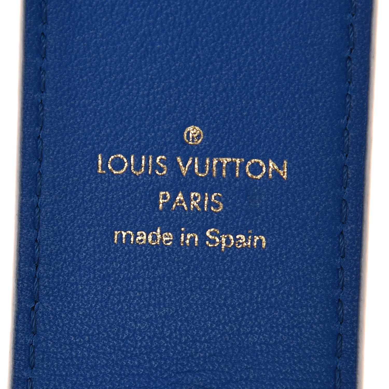 LOUIS VUITTON Monogram Bandouliere Shoulder Strap Blue 366283