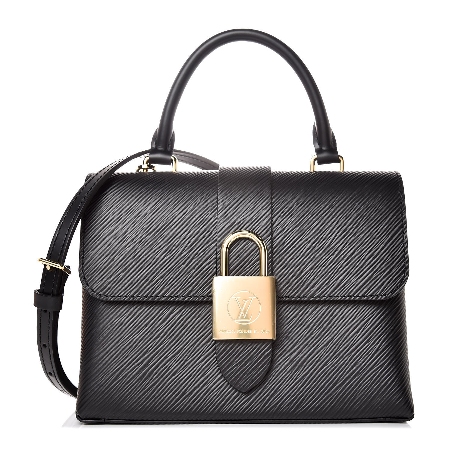 louis vuitton locky purse LOUIS VUITTON Epi Locky BB Black 366066