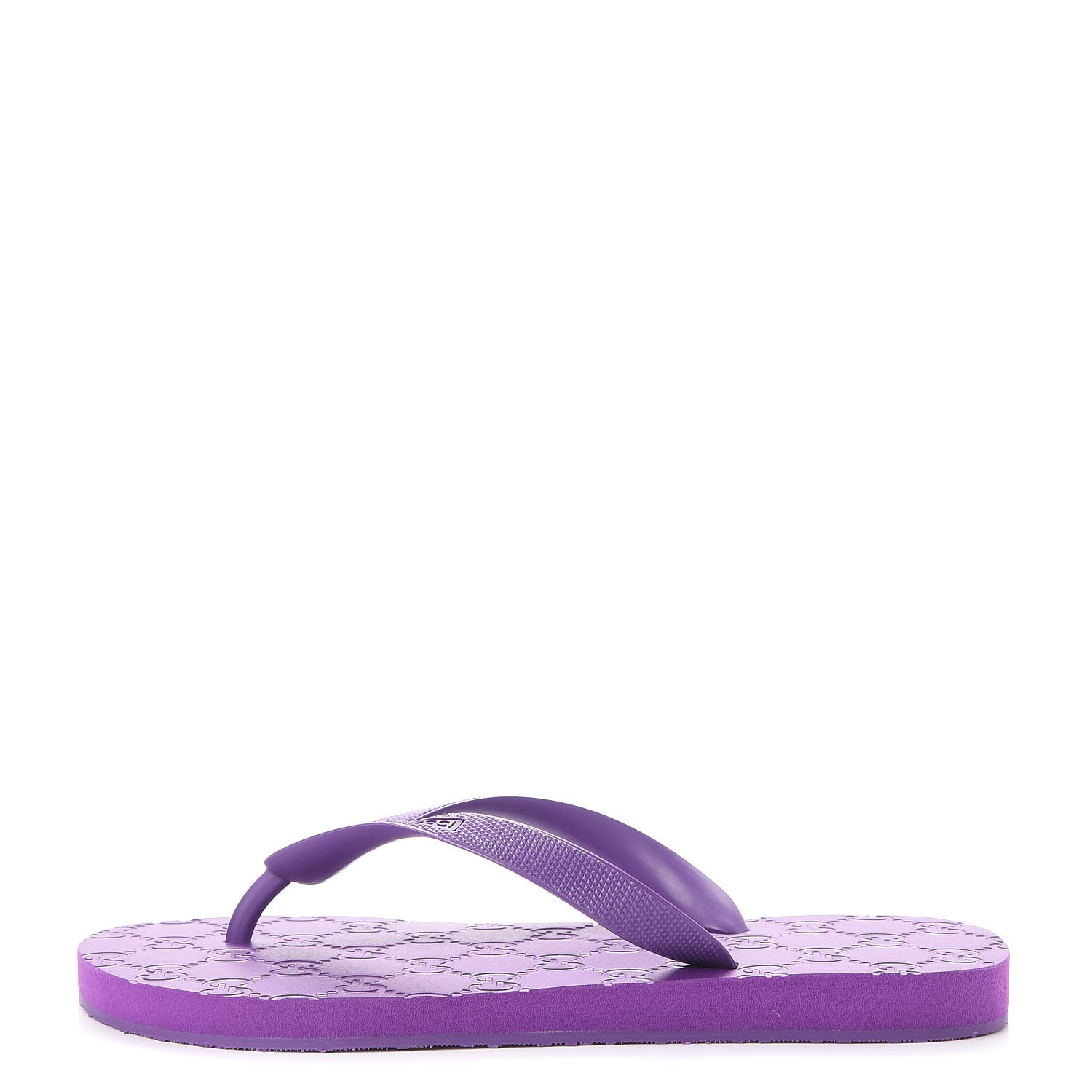 gucci rubber thong sandals