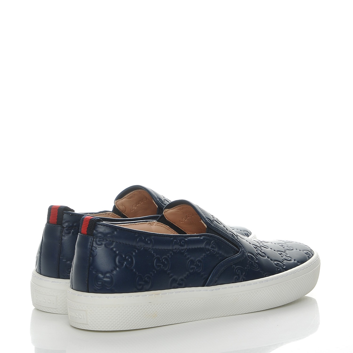 gucci denim slip on