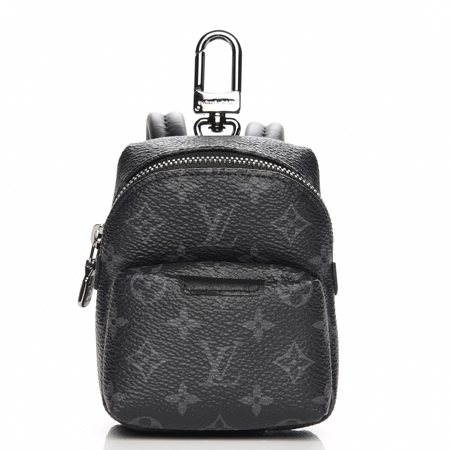 LOUIS VUITTON Monogram Eclipse Backpack Bag Charm 205862