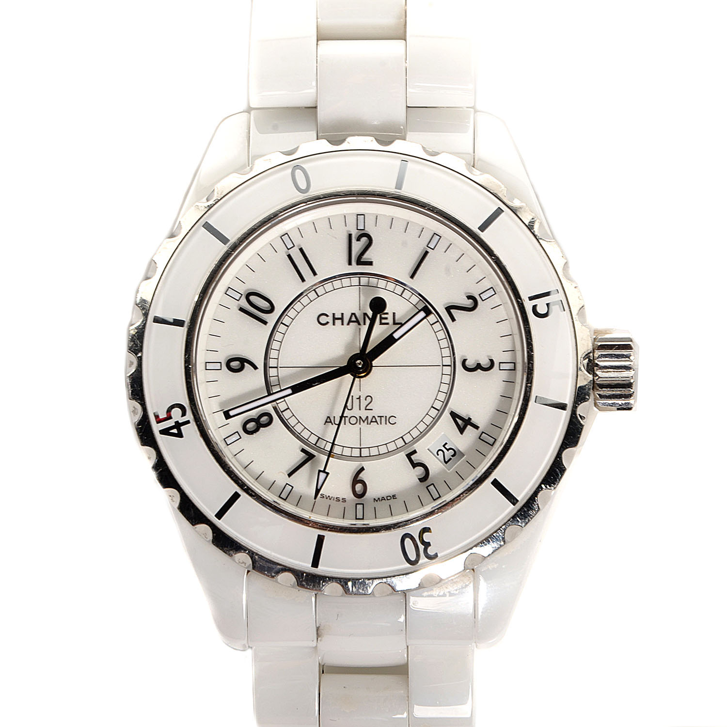 chanel j12 white ceramic watch