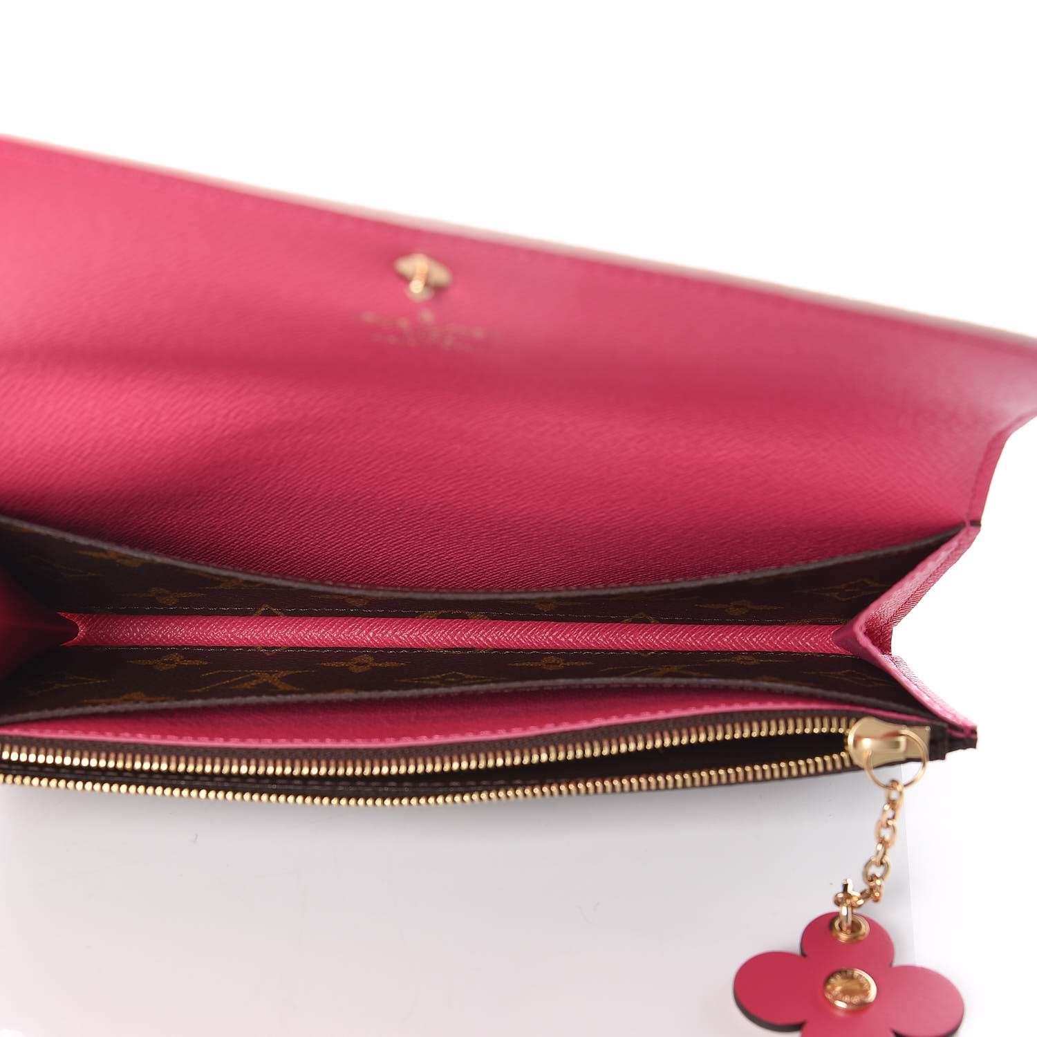 LOUIS VUITTON Monogram Bloom Flower Emilie Wallet 406454