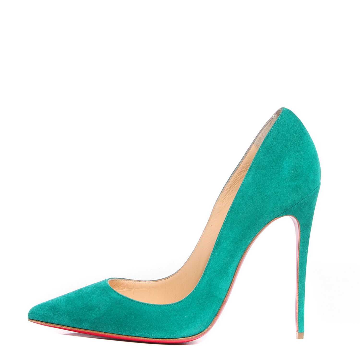 forest green suede pumps